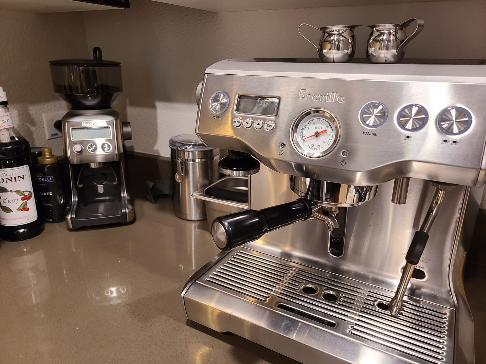 Breville Dynamic Duo Dual Boiler Espresso Machine and Smart Grinder Pro Package, Stainless Steel - BEP920BSS customer photo 1