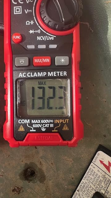 AstroAI Digital Clamp Meter Multimeter 2000 Counts Amp Voltage Tester Auto-ranging with AC/DC Voltage, AC Current, Resistance, Capacitance, Continuity, Live Wire Test, NCV, Blue customer photo 2