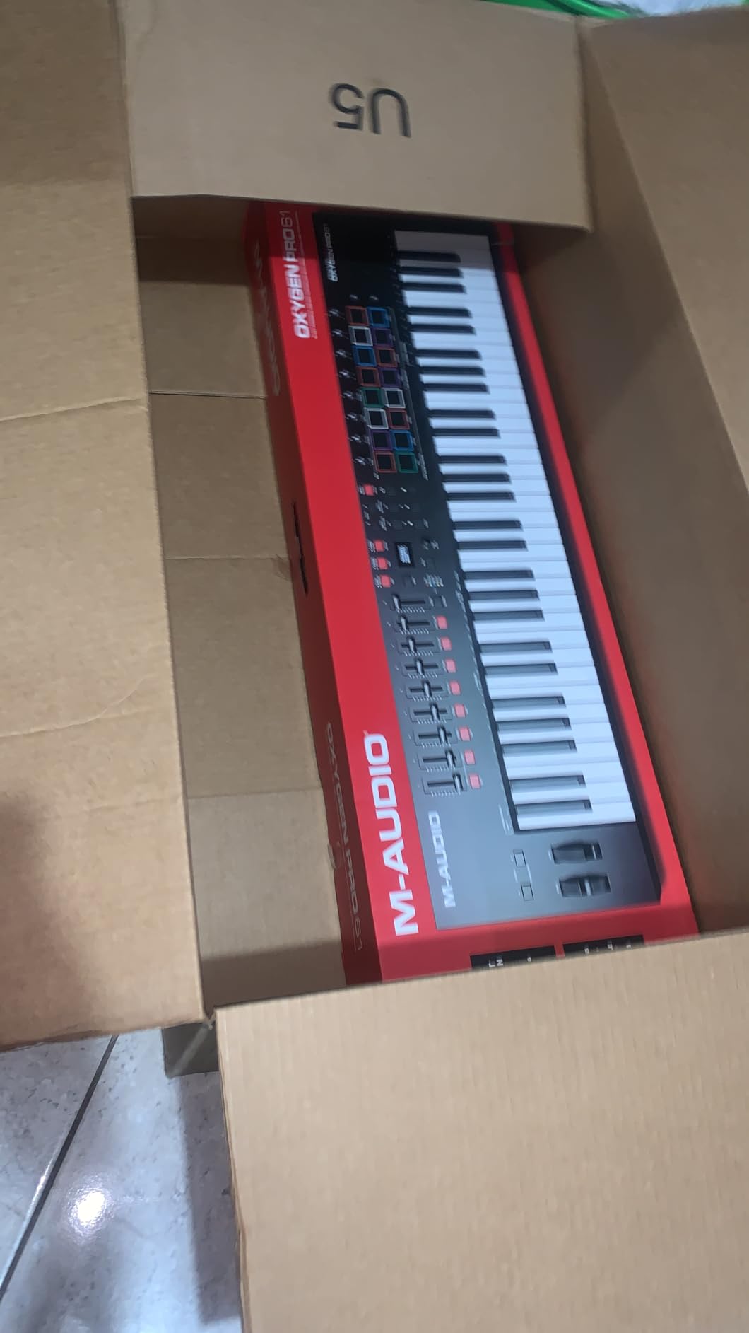 M-AUDIO Oxygen Pro 49 USB MIDI Keyboard Controller | 49 Velocity-Sensitive Keys, 16 Beat Pads, 8 Knobs, 9 Faders, and Bundled DAW Recording Software, for Music Production customer photo 1