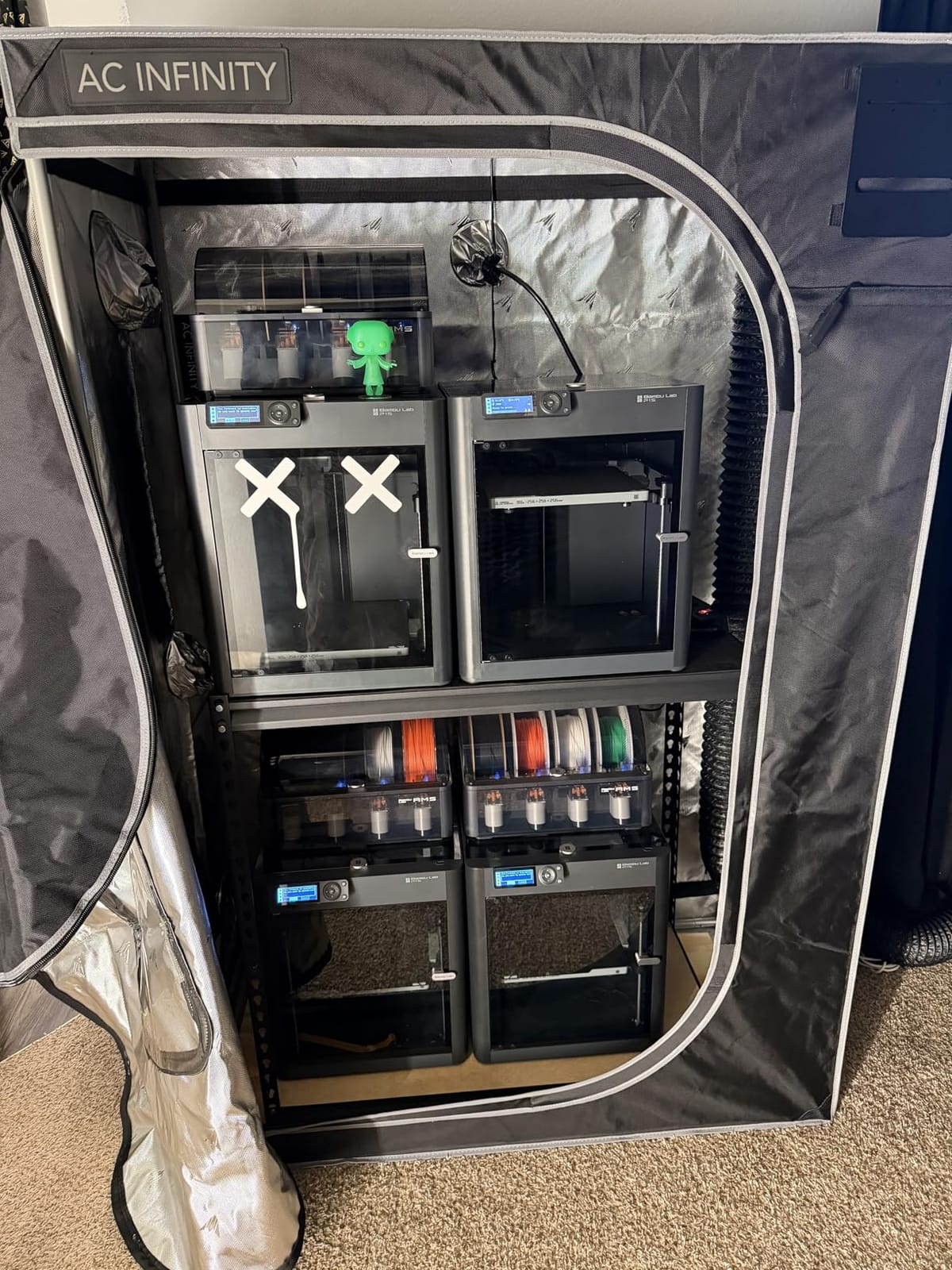 AC Infinity CLOUDLAB 422, Advance Grow Tent 2x2 with Thickest 1