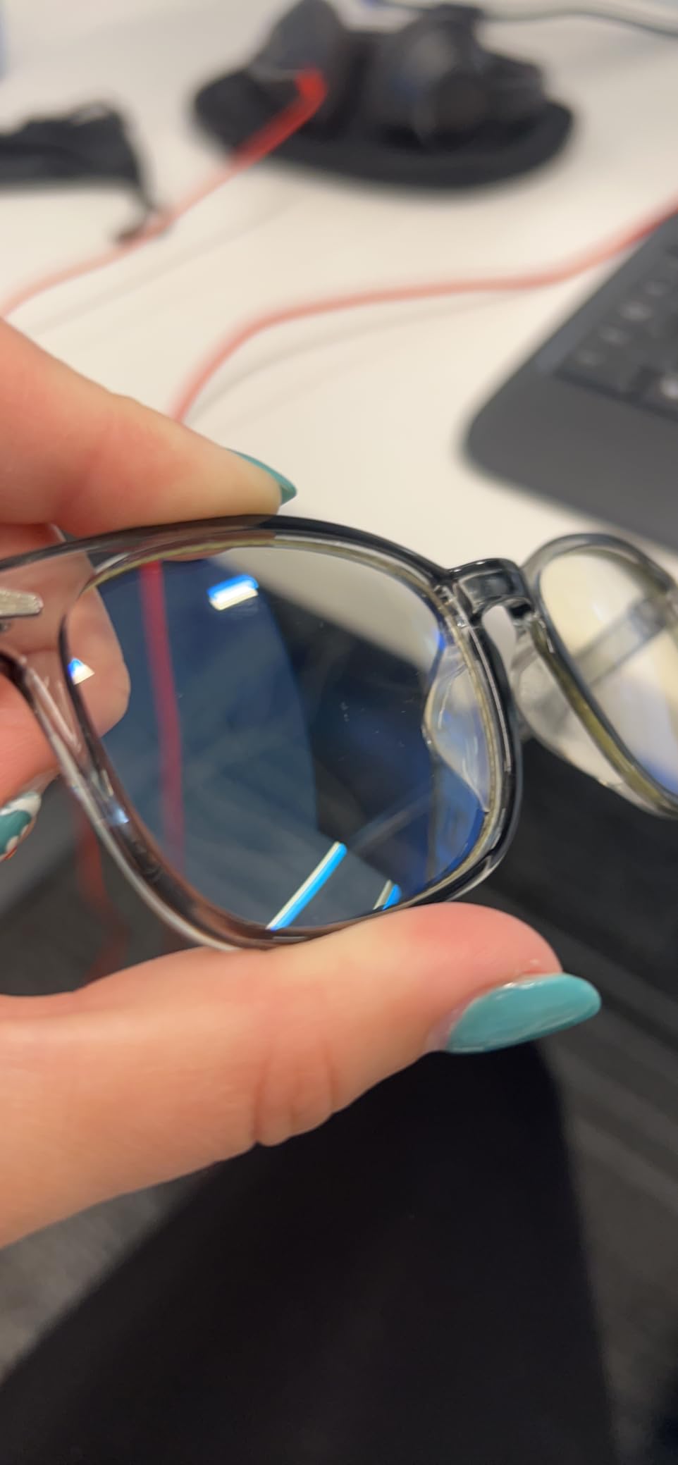 MIGSIR 6 Pack Blue Light Blocking Glasses for Women Men - Stylish Computer & Gaming Glasses, Fashion Square Frame Eyewear customer photo 1