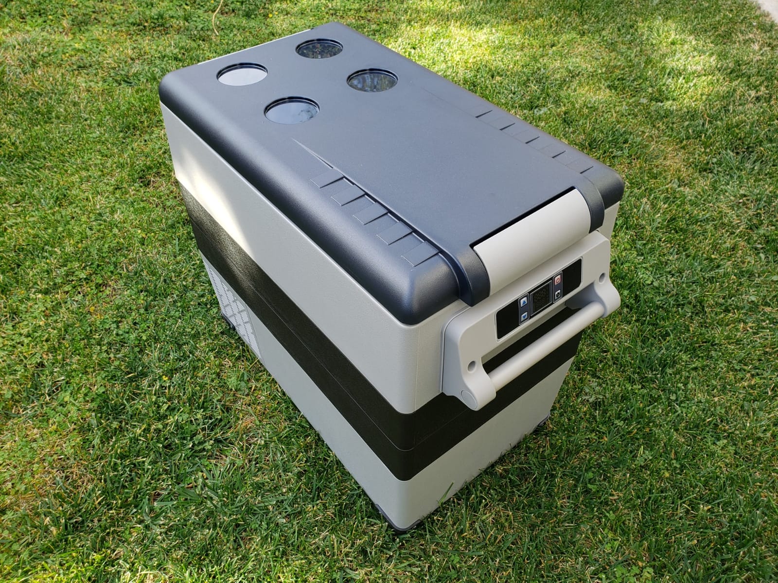 EUHOMY 59QT 12 Volt Refrigerator, -4℉~68℉ Portable Fridge for Car | No Ice Needed, 12V&100-240V, Compressor Cooling, ECO/MAX Modes, 3-Level Battery Protection, Truck/Travel/Home Use,Low Noise customer photo 2