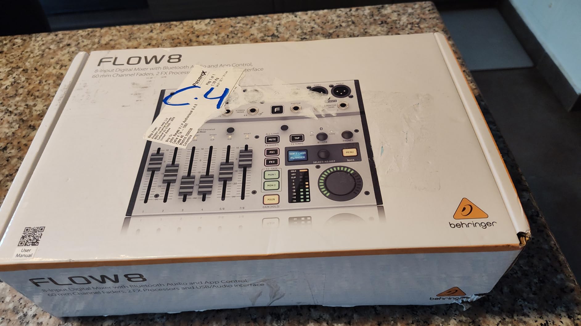 Behringer FLOW 8 8-Input Digital Mixer with Bluetooth Audio and App Control, 60 mm Channel Faders, 2 FX Processors and USB/Audio Interface customer photo 2