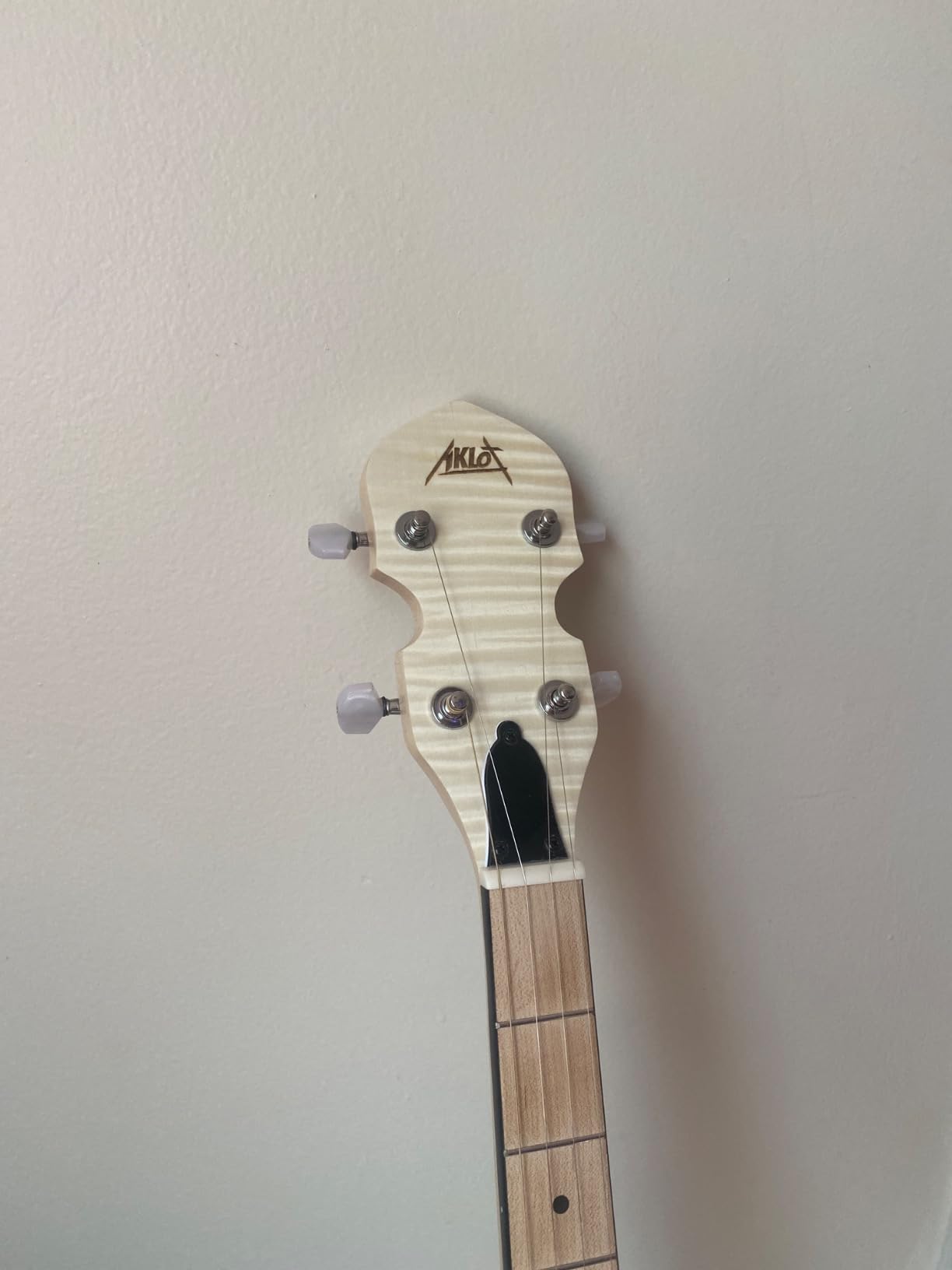 AKLOT 5 String Banjos Full Size Open Back Banjo Adjustable Maple Body Remo Head with 2 Tuning Wrench, 4 Picks, Strings, Tuner, Strap Ruler, Cleaning Cloth, Gig Bag for New Beginner Professional customer photo 1