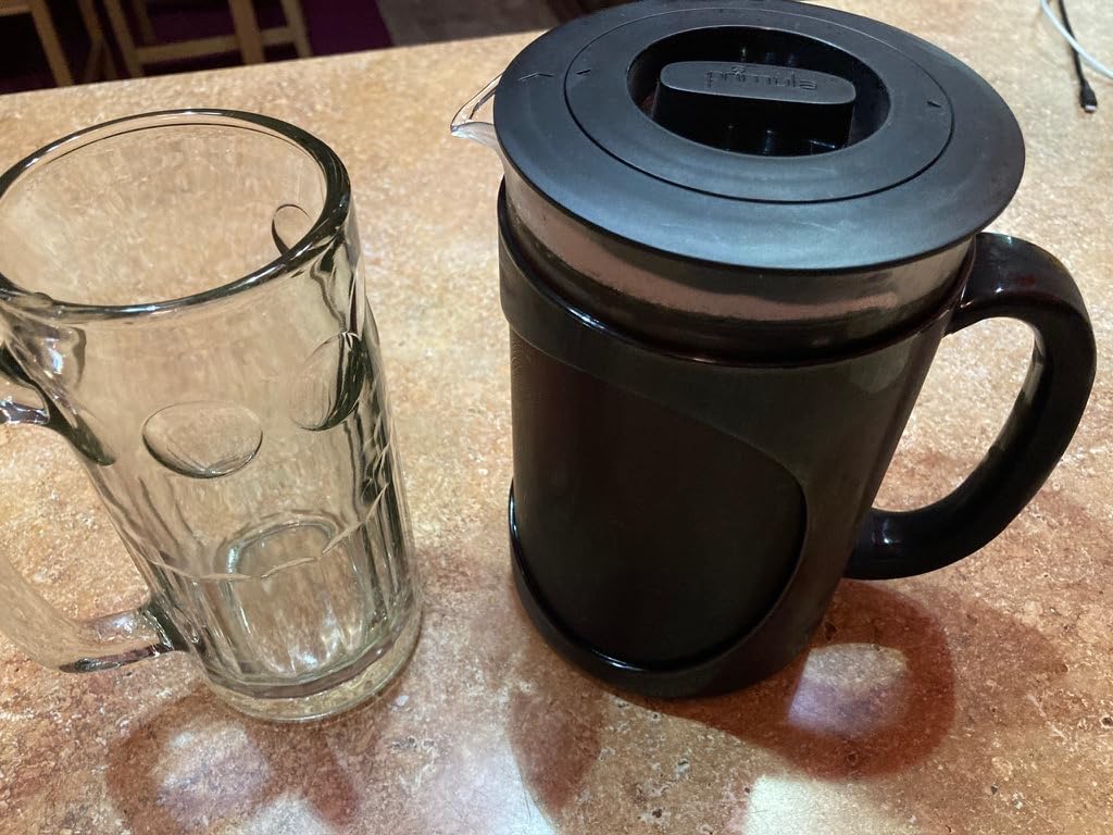 Primula Burke Deluxe Cold Brew Iced Coffee Maker, Comfort Grip Handle, Durable Glass Carafe, Removable Mesh Filter, Perfect 6 Cup Size, Dishwasher Safe, 1.6 qt, Aqua customer photo 2