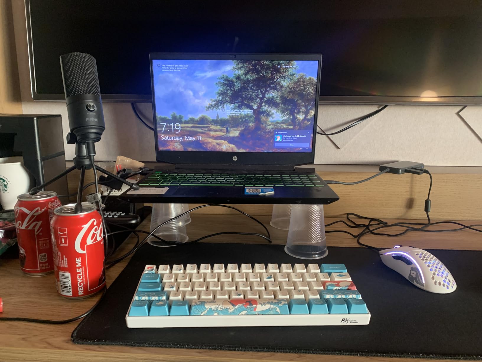 KTRIO Oversized Gaming Mouse Pad Desk Mat for Gamer, 47.3