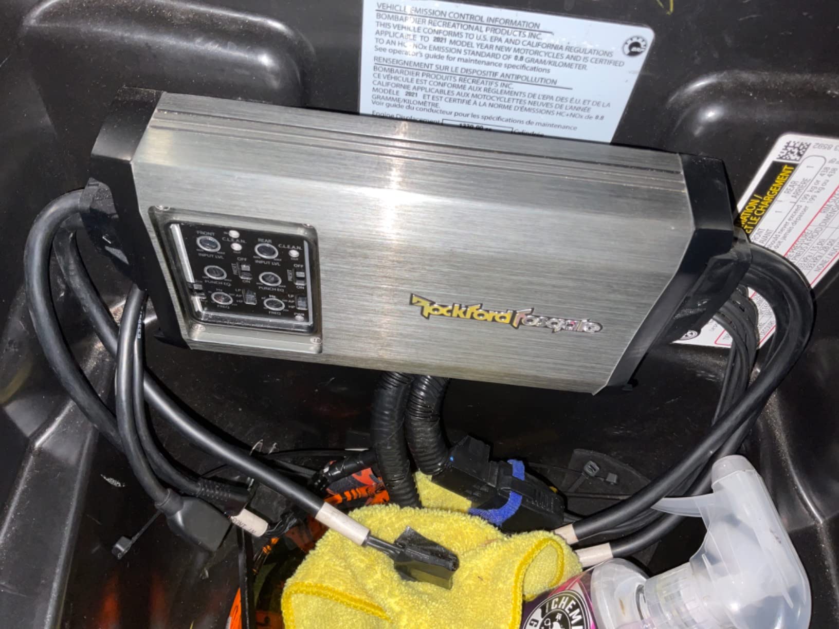 Rockford Fosgate M5-800X4 800-Watt 4-Channel Marine Amplifier, Class-AD, IPX6 Element Ready customer photo 1
