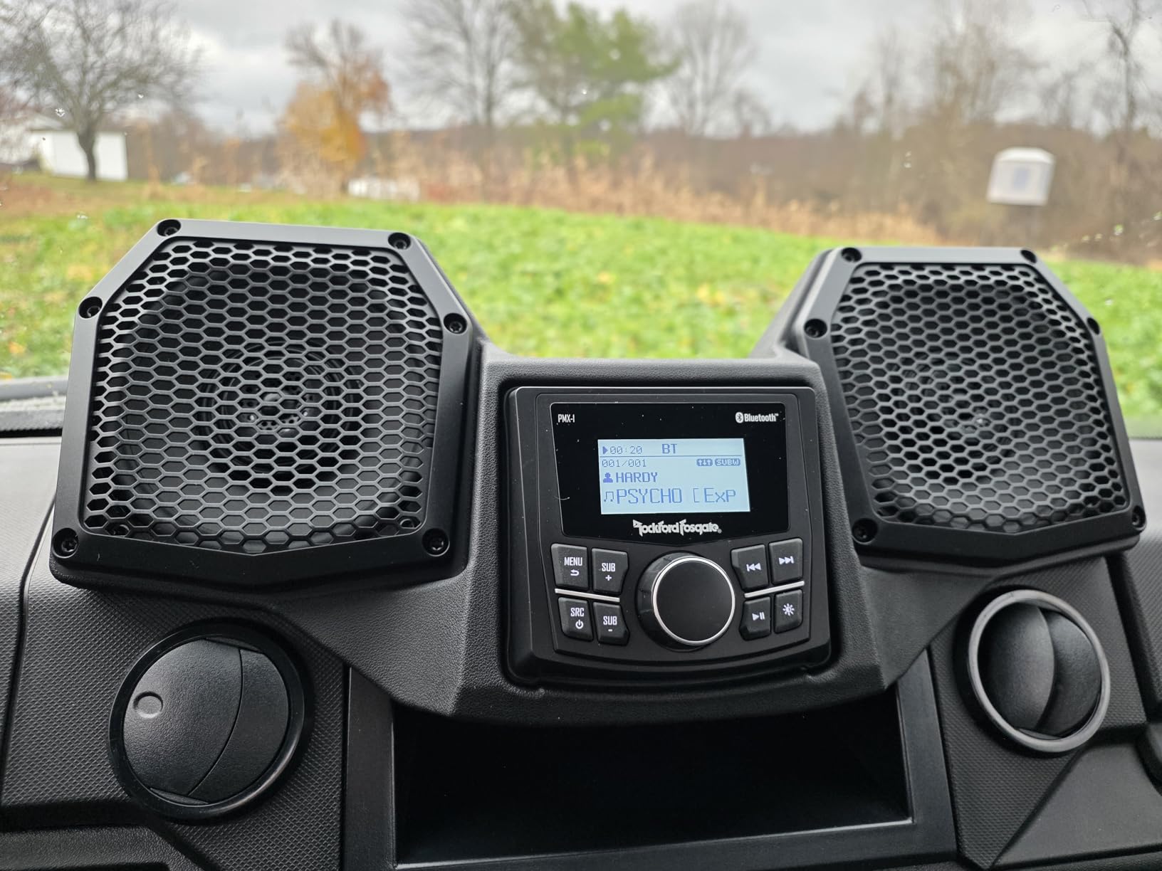 Rockford Fosgate RNGR18-STG1 All-in-One Audio System | Dash Housing Pre-installed with PMX-1 Receiver and 5.25