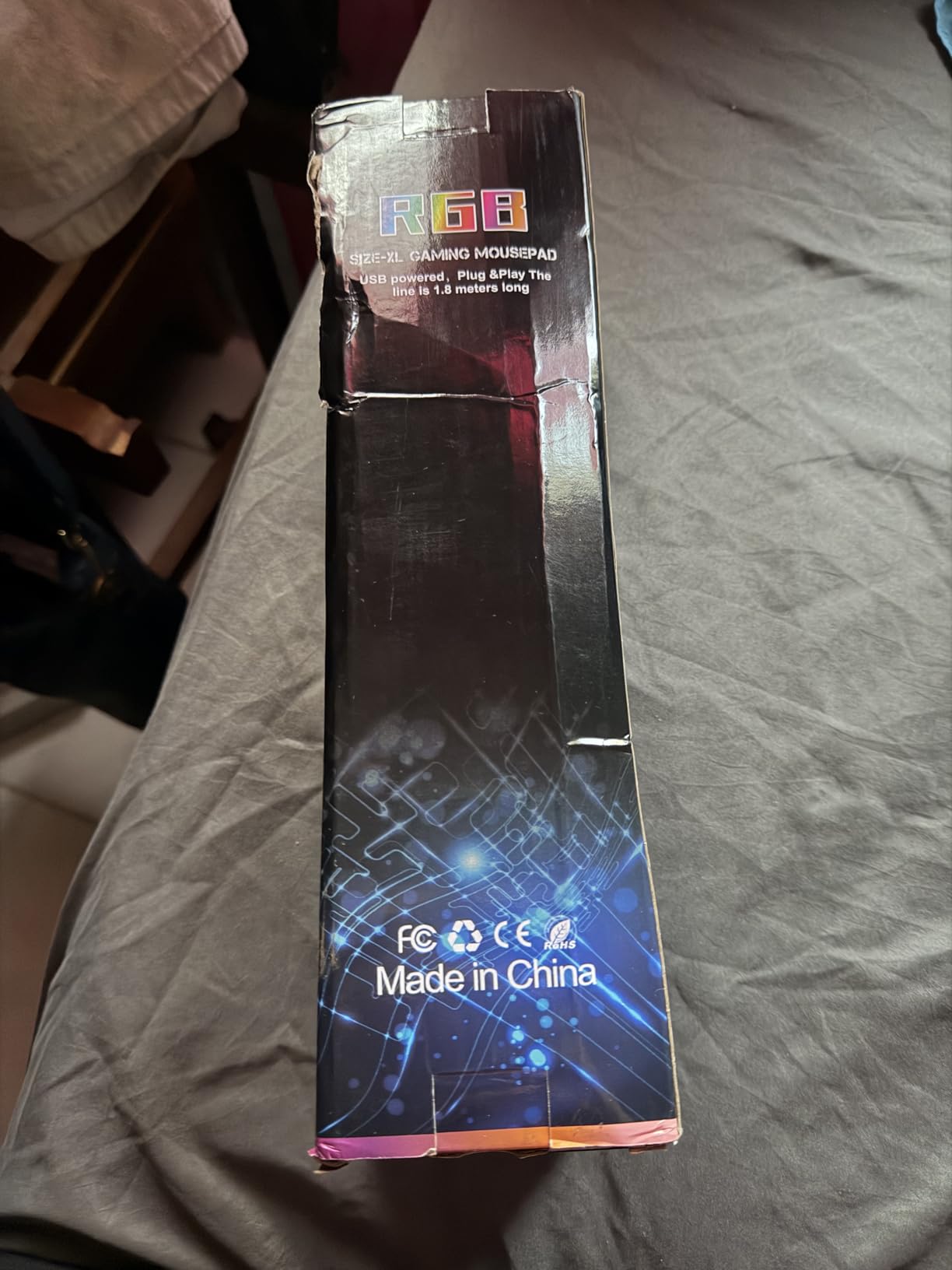 RGB Mousepad Led Mouse Pad, Large Mouse Pad, Led and Big Mouse mat customer photo 2