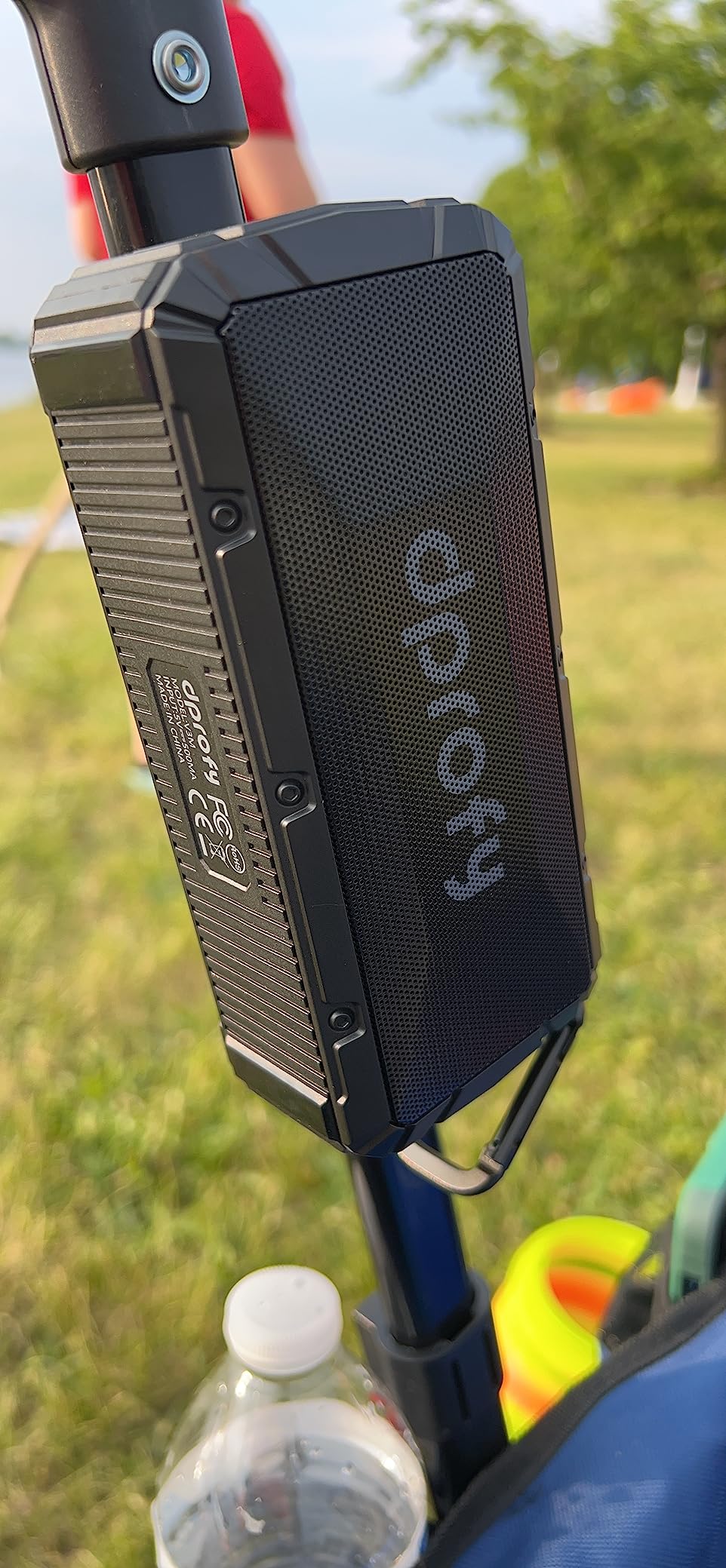 Pro Portable Magnetic Bluetooth Golf Speaker Wireless Waterproof IPX6/Shockproof 3rd Generation Magnetic Golf Speakers for Golf Cart 24Hour Battery Golf Accessories Golf Gifts(TWS & SD Card function) customer photo 2
