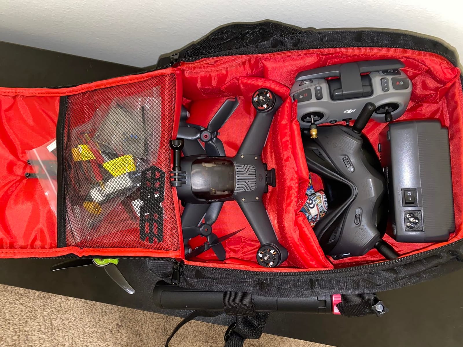 SoloGood FPV Racing Drone Quadcopter Backpack Carrying Case Bag RC Plane Fixed Wing customer photo 2