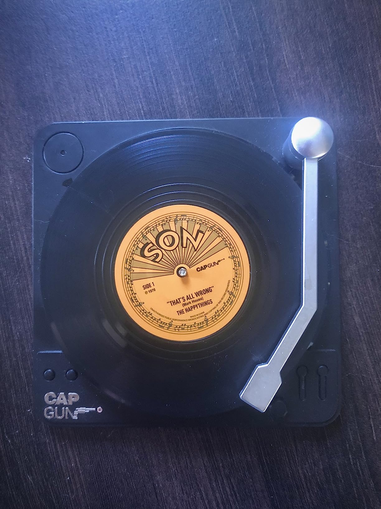 Funny Retro Record Coasters for Drinks with Vinyl Player Holder - Set of 6 Coaster White Elephant Gifts for Music Lovers, Conversation Piece Sayings,Housewarming Hostess Wedding Registry Gift Ideas customer photo 1