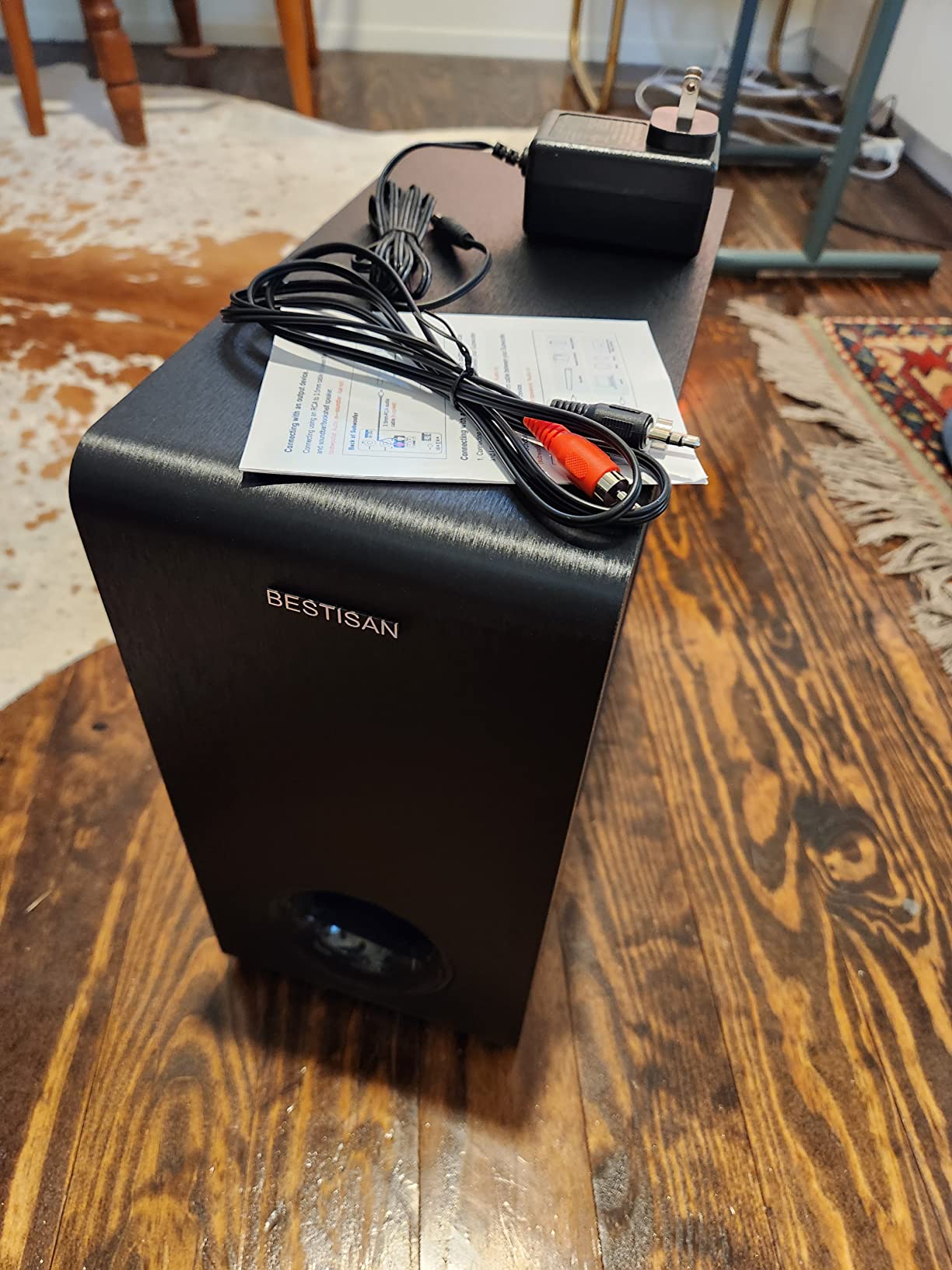 Bestisan Powered Subwoofer Home Audio, Small Subwoofer for Receiver | 6.5