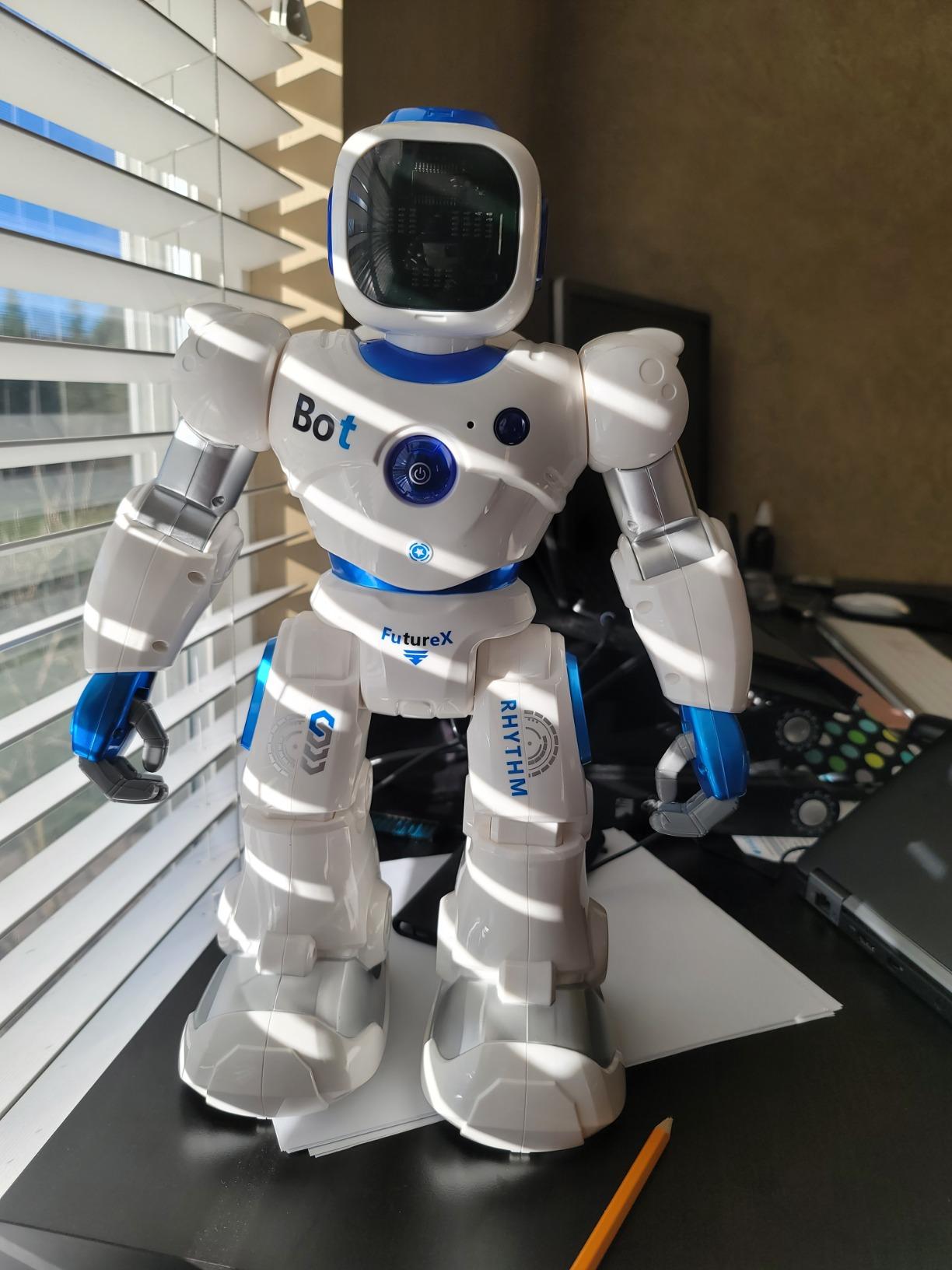 Ruko 1088 Programmable Robot Toy for Kids, STEM Learning Gift, Gold | Large Interactive Robot with Remote Control, App Control, Birthday Gift for Boys & Girls Ages 4 5 6 7 8 9 customer photo 1