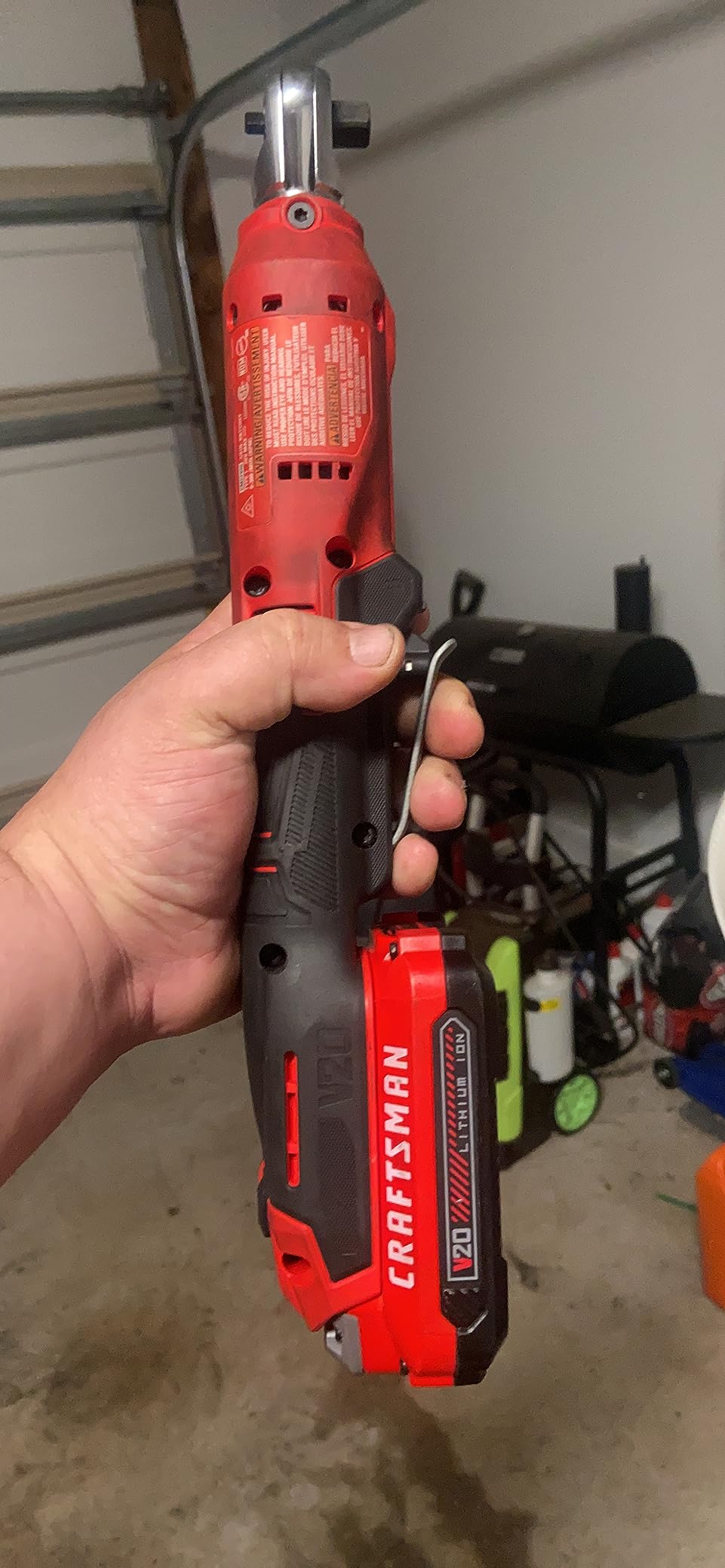CRAFTSMAN V20 Cordless Ratchet Wrench, 3/8 inch Drive, 300 RPM, up to 35 ft-lbs of Torque, Bare Tool Only (CMCF930B) customer photo 1