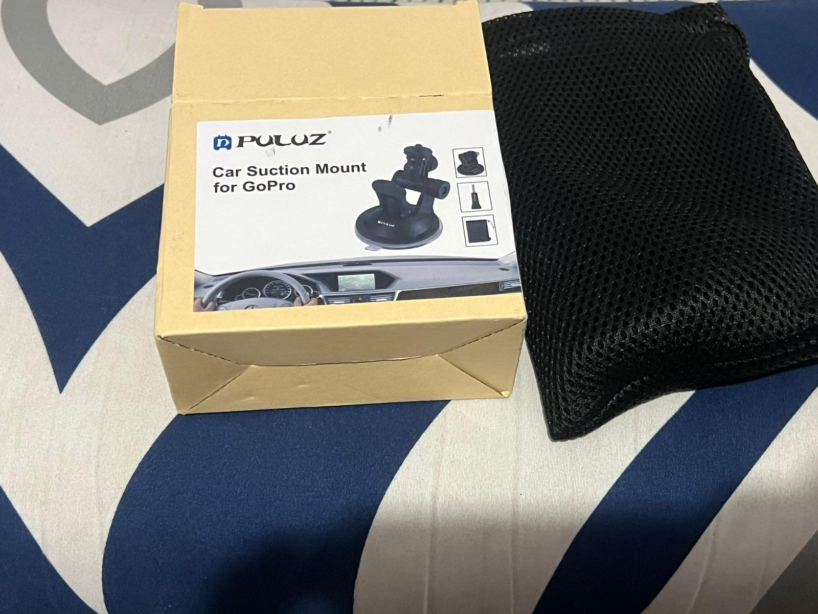 PULUZ Suction Cup Mount for GoPro Car Mount, Adjustable Vehicle Window & Windshield Mount Holder, Compatible with GoPro Hero 13 12 11 10 9/Insta360 X5 X4 X3/DJI OSMO Action Camera customer photo 1