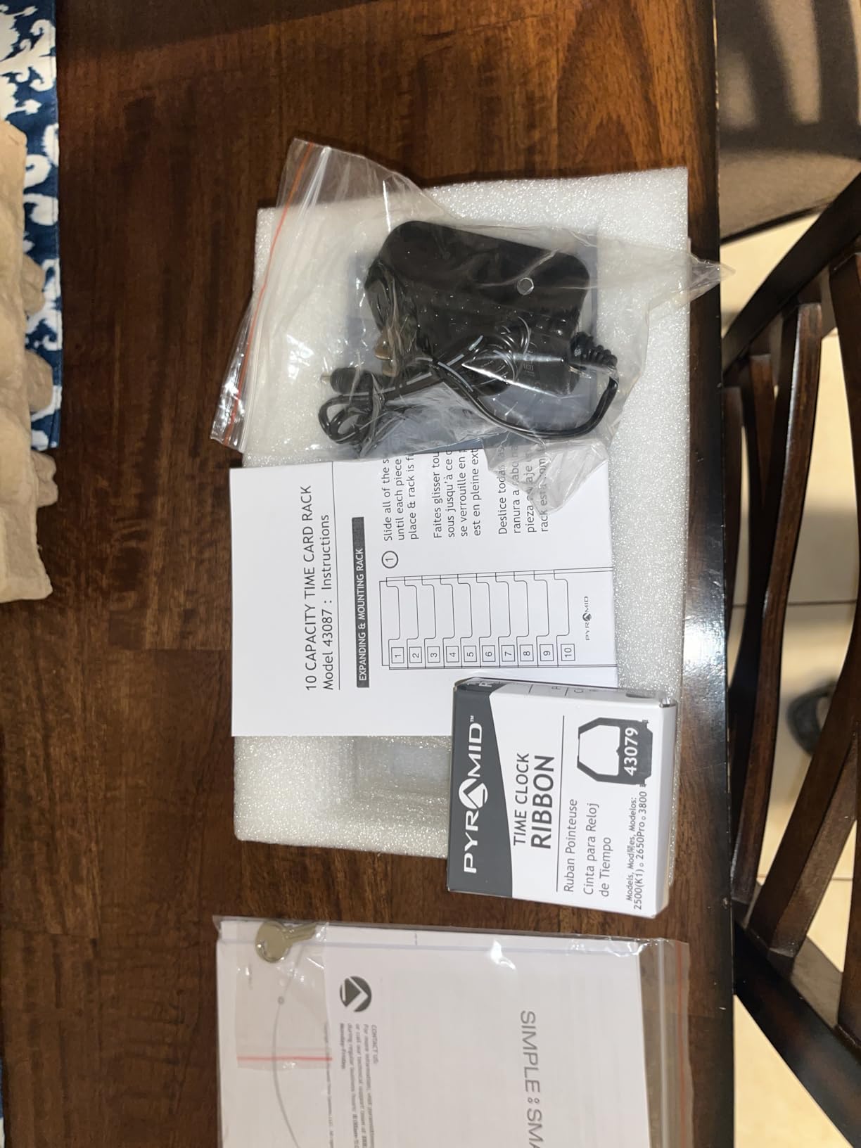Pyramid Time Systems 2500 Auto-Aligning Time Clock Bundle [2500K1] | Auto-aligning punch, backlit LCD, 12/24hr format, DST reset, wall or desk mount, unlimited employees customer photo 2
