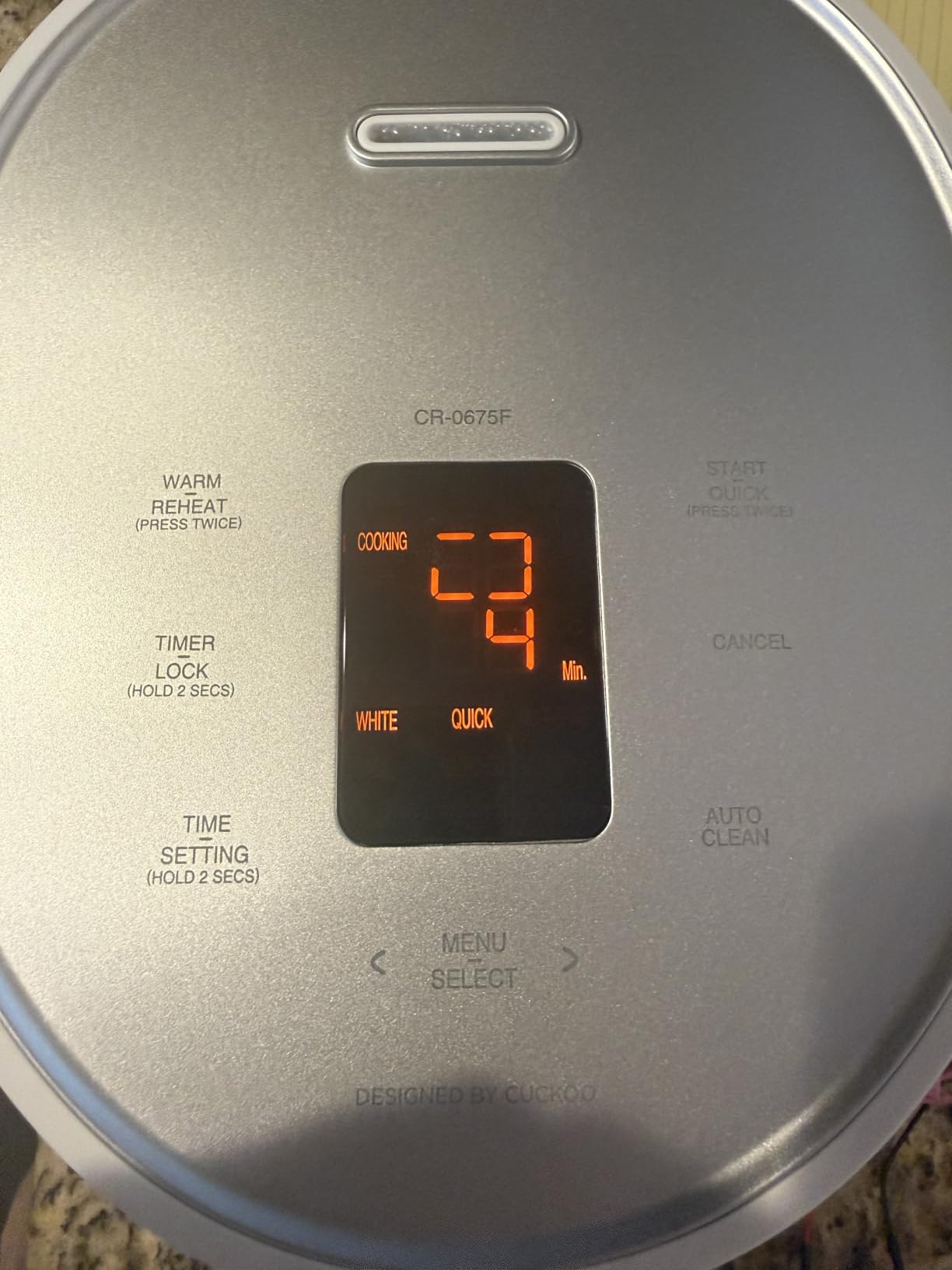 CUCKOO Micom Fuzzy Logic Rice Cooker, 12-Cup Cooked, White, CR-0675FW | 6-Cup Uncooked Capacity, Nonstick Inner Pot, 10 Cooking Modes, Quick White Rice in 28-36 Minutes, Auto Clean customer photo 1