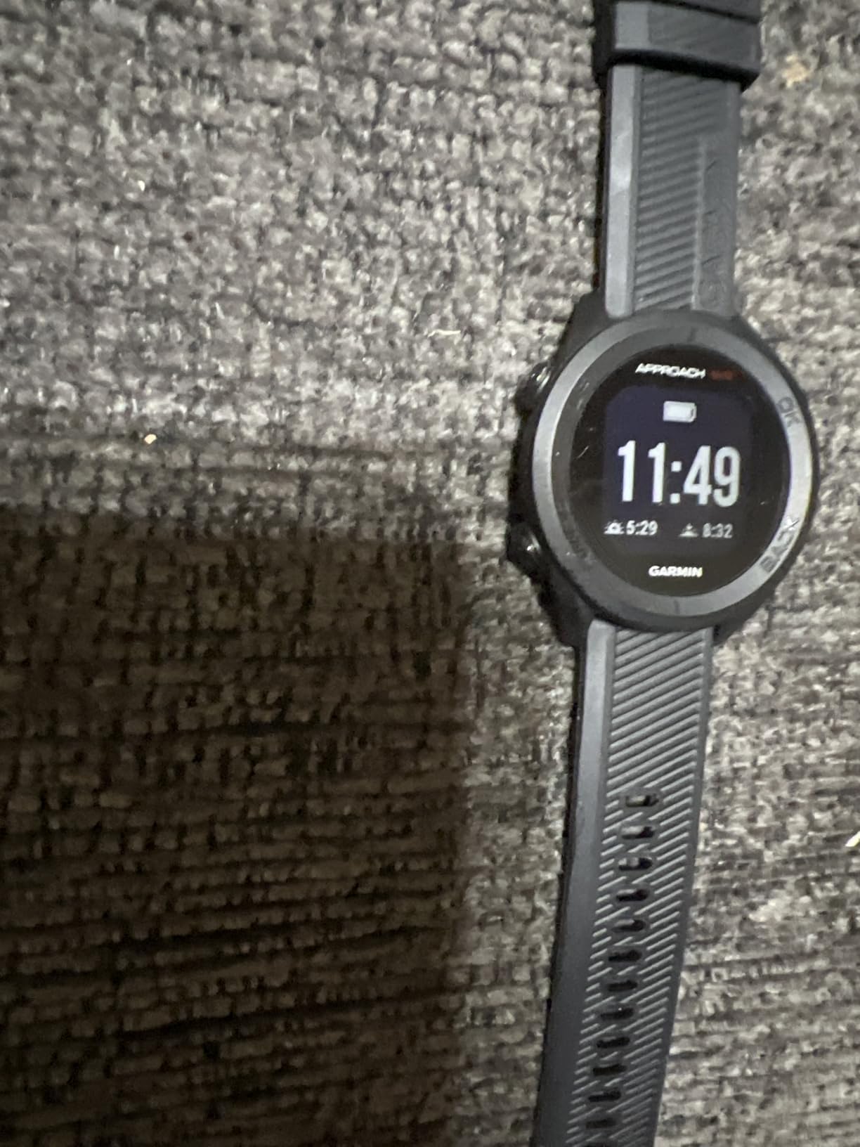 Garmin Approach S12, Easy-to-Use GPS Golf Watch, 42k+ Preloaded Courses, Black, 010-02472-00 customer photo 2