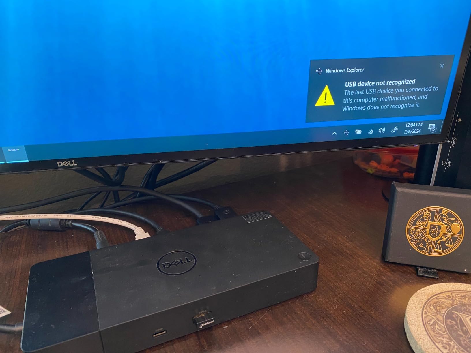 Dell WD19S 180W Docking Station (130W Power Delivery) USB-C, HDMI, Dual DisplayPort, Black customer photo 2