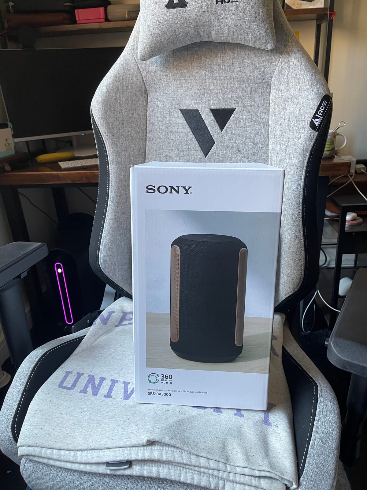 Sony SRS-RA3000 360 Reality Audio Wi-Fi / Bluetooth Wireless Speaker, Works with Alexa and Google Assistant, Black customer photo 1