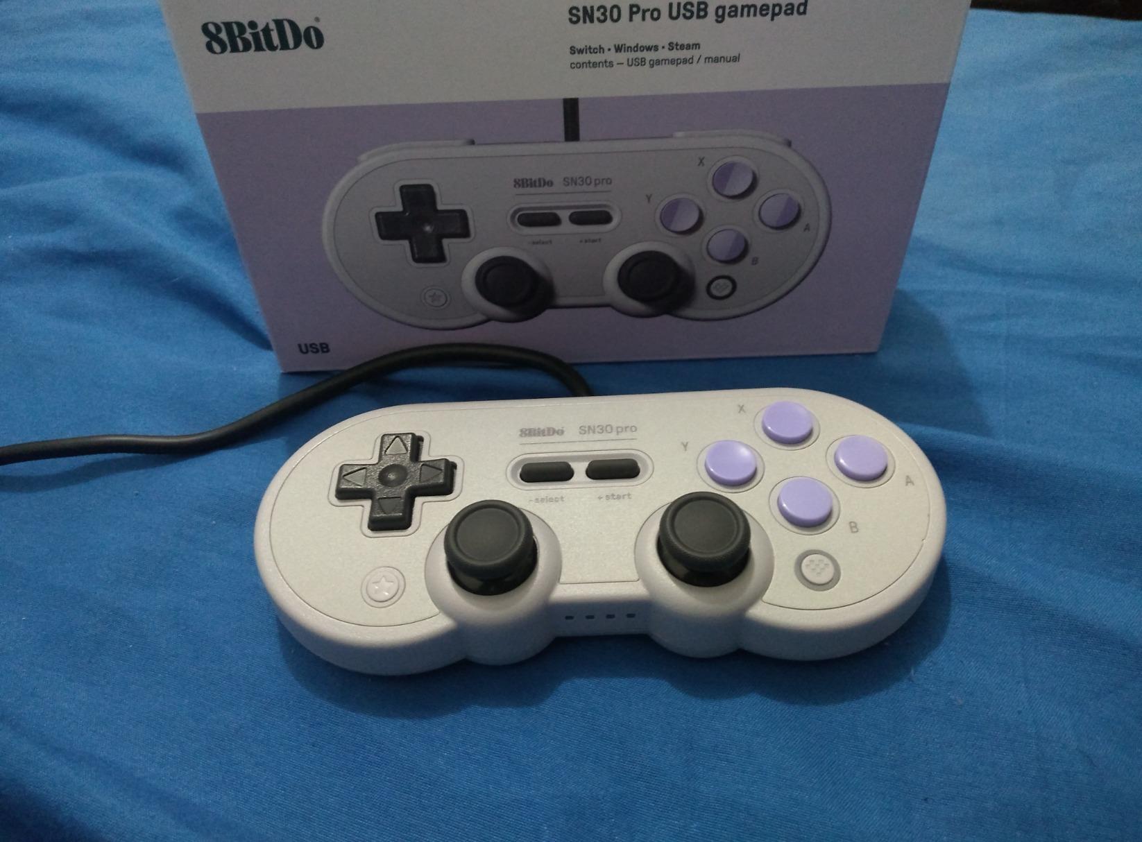 8Bitdo Sn30 Pro USB Wired Gamepad for Switch, Windows & Raspberry Pi(Gray Edition) customer photo 1