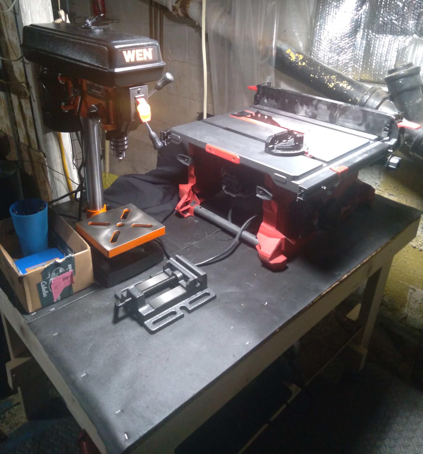 WEN 2.3-Amp 8-Inch 5-Speed Cast Iron Benchtop Drill Press (4206T) customer photo 2