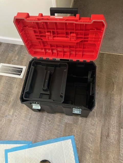 CRAFTSMAN VERSASTACK 17.126-in Metal Wheels Lockable Tool Box customer photo 2