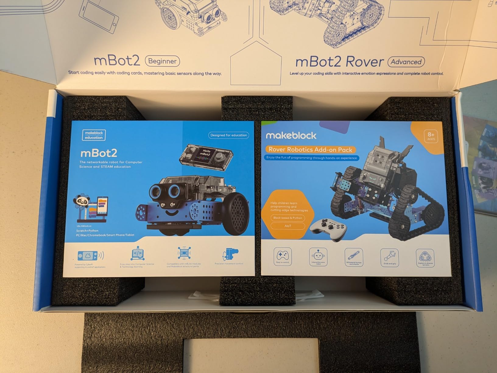 Makeblock mBot2 Coding Robot for Kids, Code Learning Support Scratch & Python Programming, Robotics Kit for Kids Ages 8-14 and up, Building STEM Robot Toys Gifts for Boys Girls customer photo 2