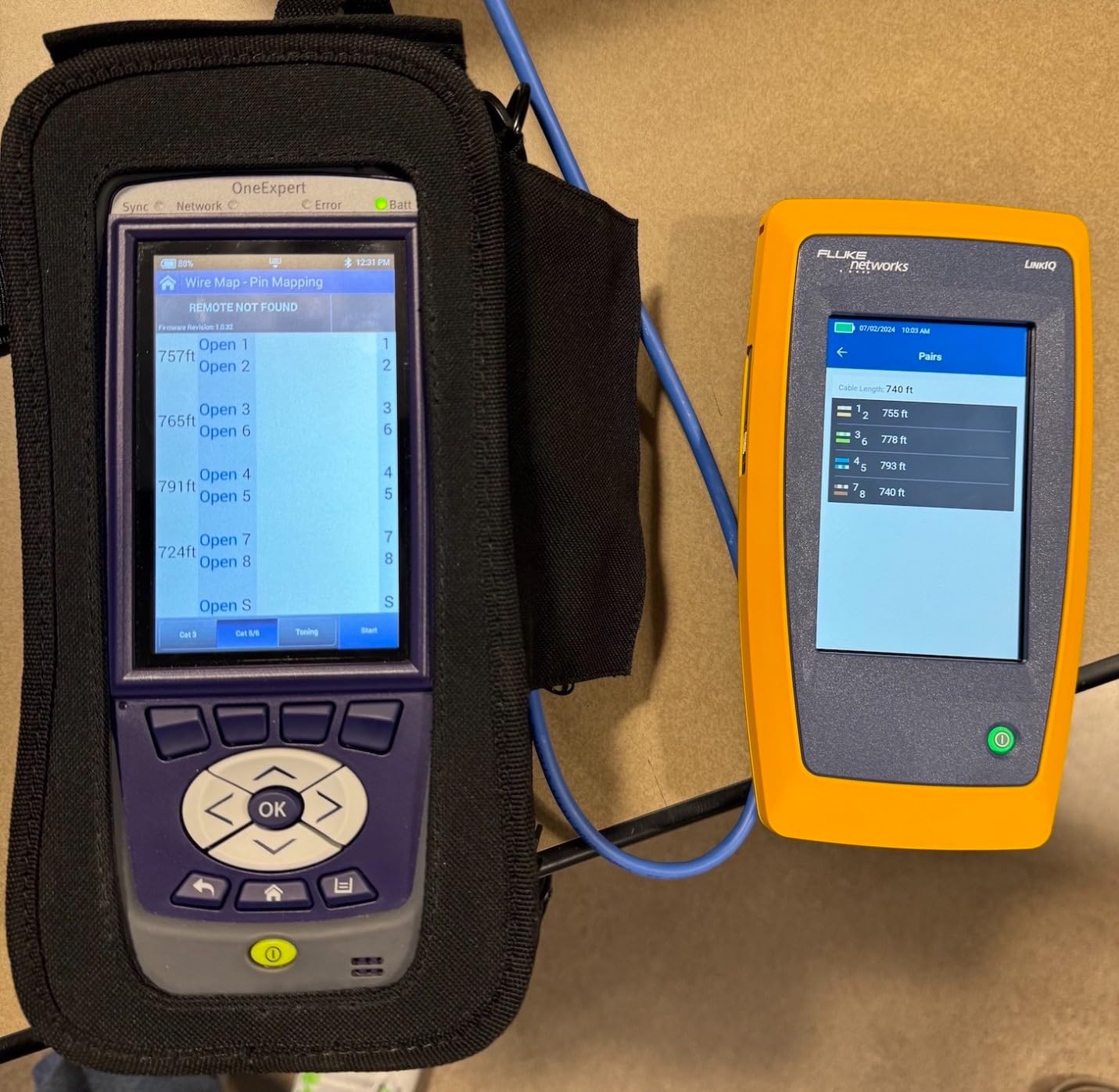 Fluke Networks LIQ-100 LinkIQ Cable + Network Tester customer photo 2