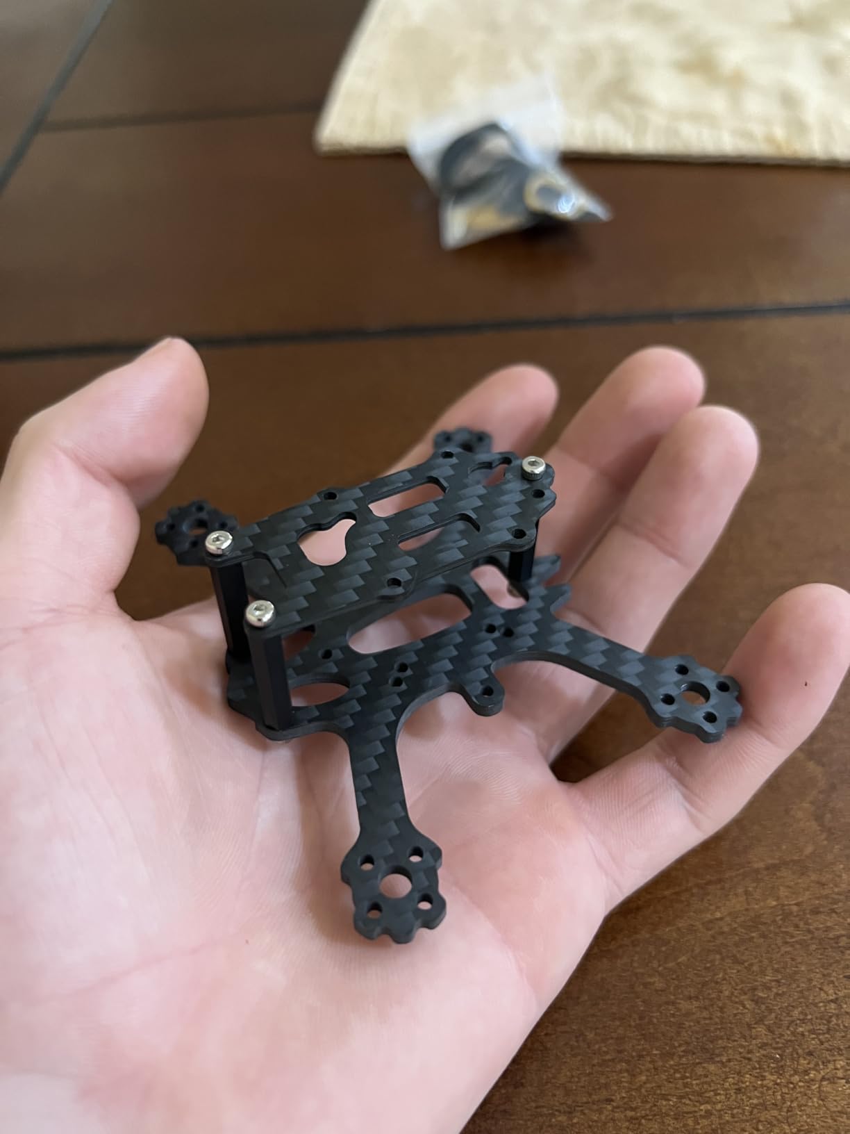 2 inch Micro Carbon Fiber FPV Racing Quadcopter Frame for 14mm fpv camera customer photo 1
