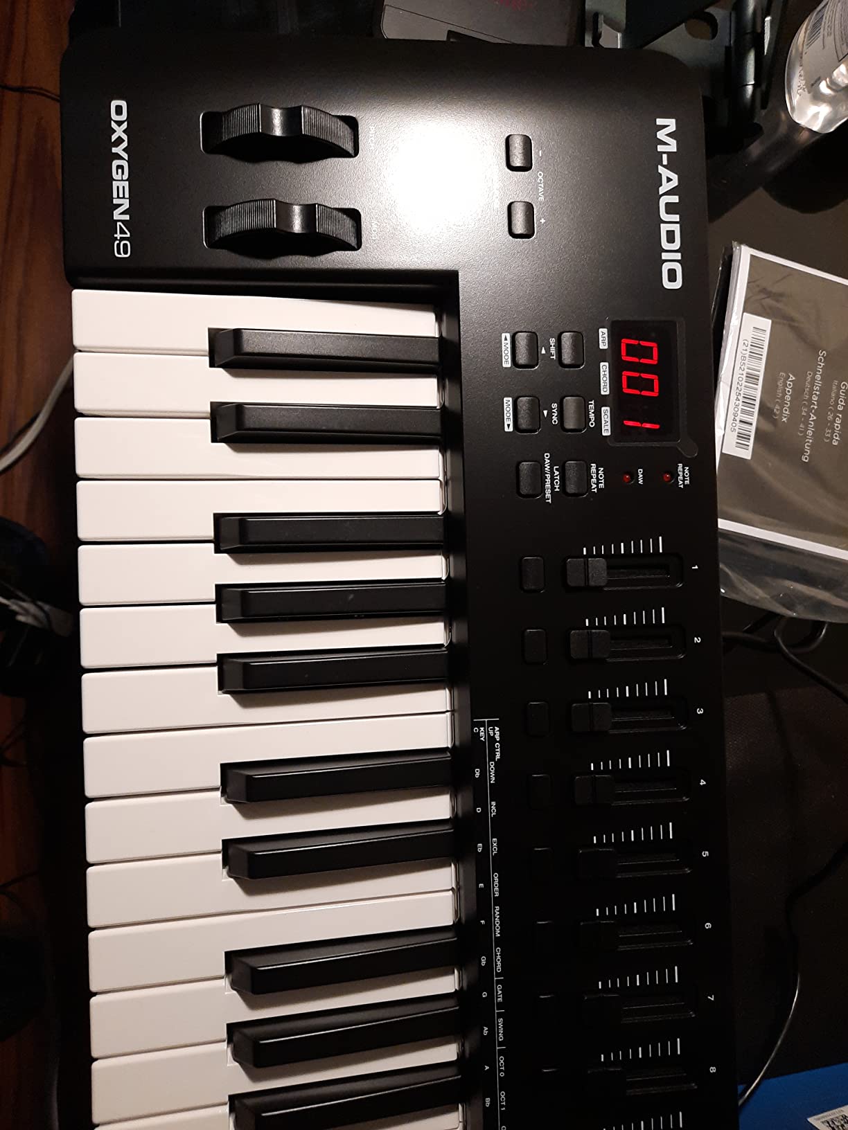 M-AUDIO Oxygen 49 MKV USB MIDI Keyboard Controller | 49 Velocity-Sensitive Keys, 8 Beat Pads, 8 Knobs, 9 Faders, and Bundled DAW Recording Software, for Music Production customer photo 2