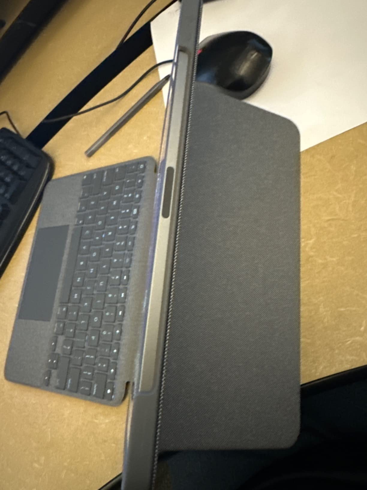 Logitech Combo Touch iPad Pro 11-inch Keyboard Case - Oxford Gray | Fits 1st, 2nd, 3rd, 4th Gen (2018-2022), Click-Anywhere Trackpad, USA Layout, detachable design customer photo 2