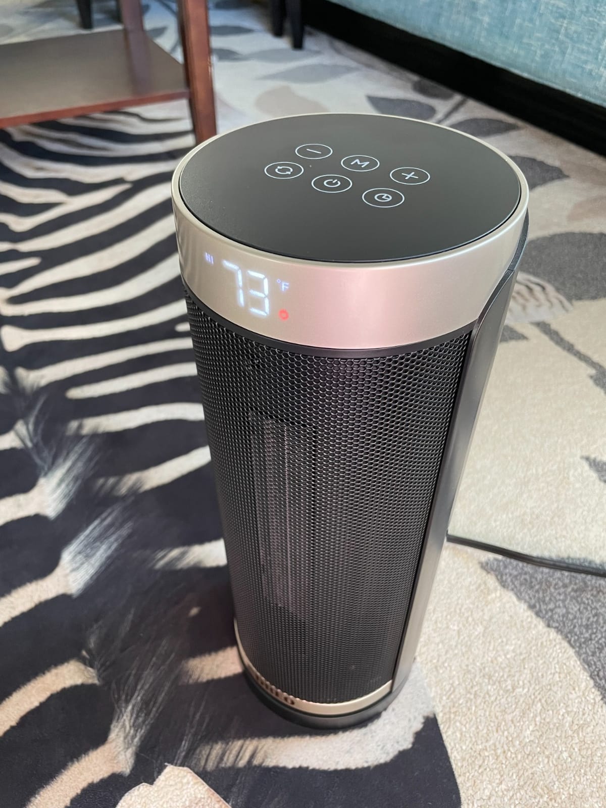 DREO Space Heaters for Indoor Use with Thermostat, 1500W Electric Heaters | Fast Heating, Quiet Operation, 70° Oscillation, Remote Control, 12H Timer, ECO Mode, ETL-Certified Safety Heat for Large Room customer photo 2