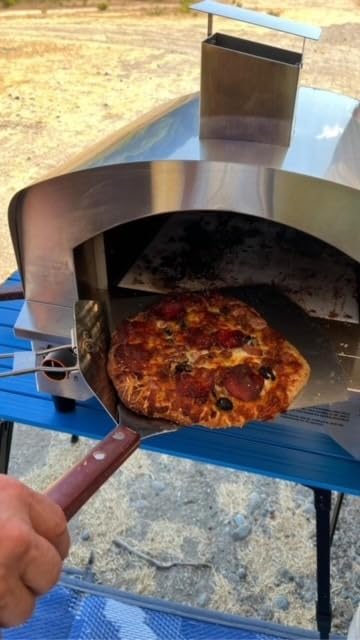 BIG HORN Gas Pizza Oven, Portable Propane Pizza Oven with 15 inch Pizza Stone, Stainless Steel Pizza Maker for Outdoor Cooking customer photo 2
