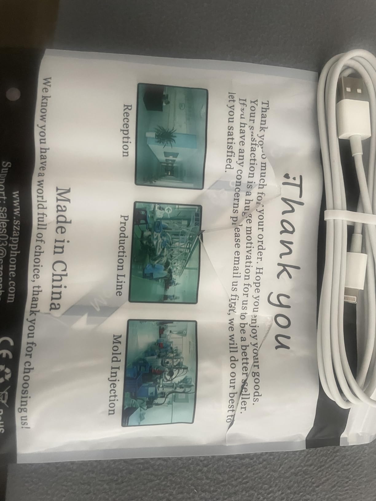 iPhone Charger Cable USB A to Lightning, 3-Pack 6ft, Apple MFi Certified | Fast Charging Data Sync Cord Compatible with iPhone 14/13/12/11 Pro Max XS XR X 8 7 6 5s Plus iPad iPod and More customer photo 2
