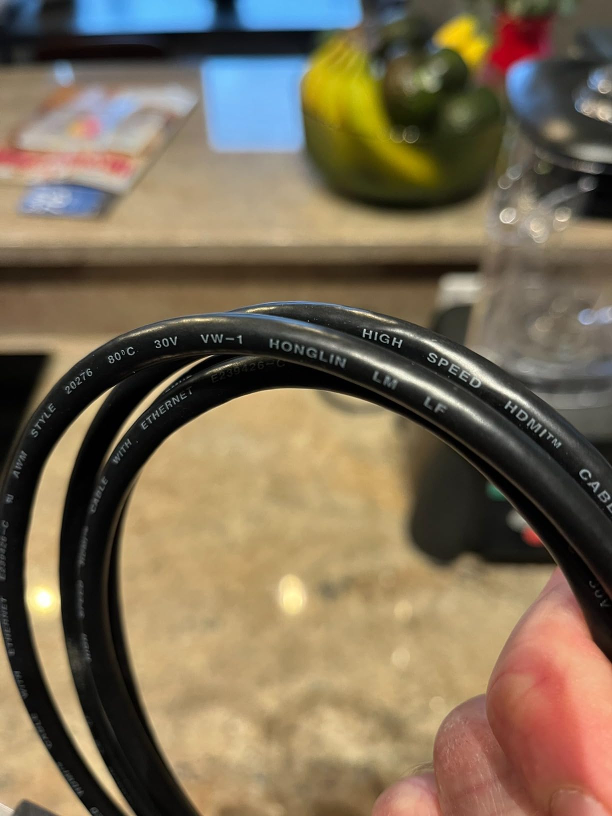 Belkin Ultra HD HDMI 2.1 Cable, 6.6ft | Supports 4K@120Hz and 8K@60Hz video, HDR compatible, ideal for gaming consoles, TVs, and streaming devices customer photo 1