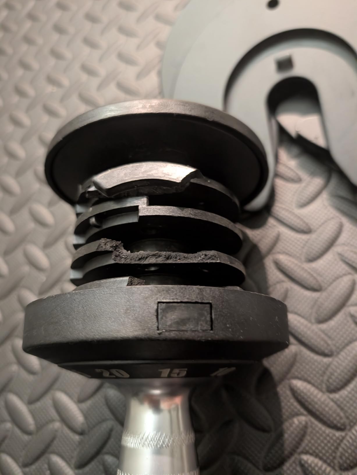 Keppi Adjustable Dumbbells Set-25lb/40lb/55lb/60lb, Anti-Slip Metal Fast Adjust Weight Handle customer photo 2