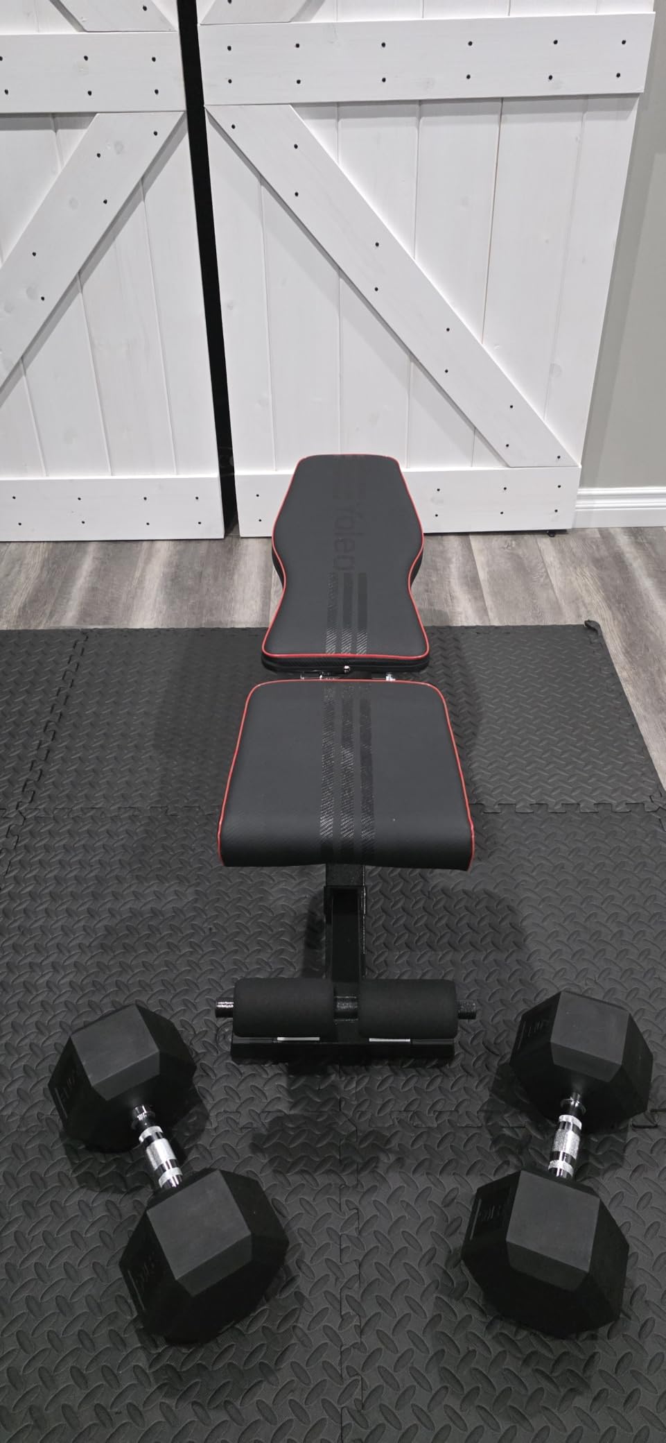 YOLEO Adjustable Weight Bench for Home Gym, ASTM-Certified 827LBS, 98% Pre-Assembled, Foldable Gym Bench with 84 Positions Incline Decline Flat, Wider Seat customer photo 2