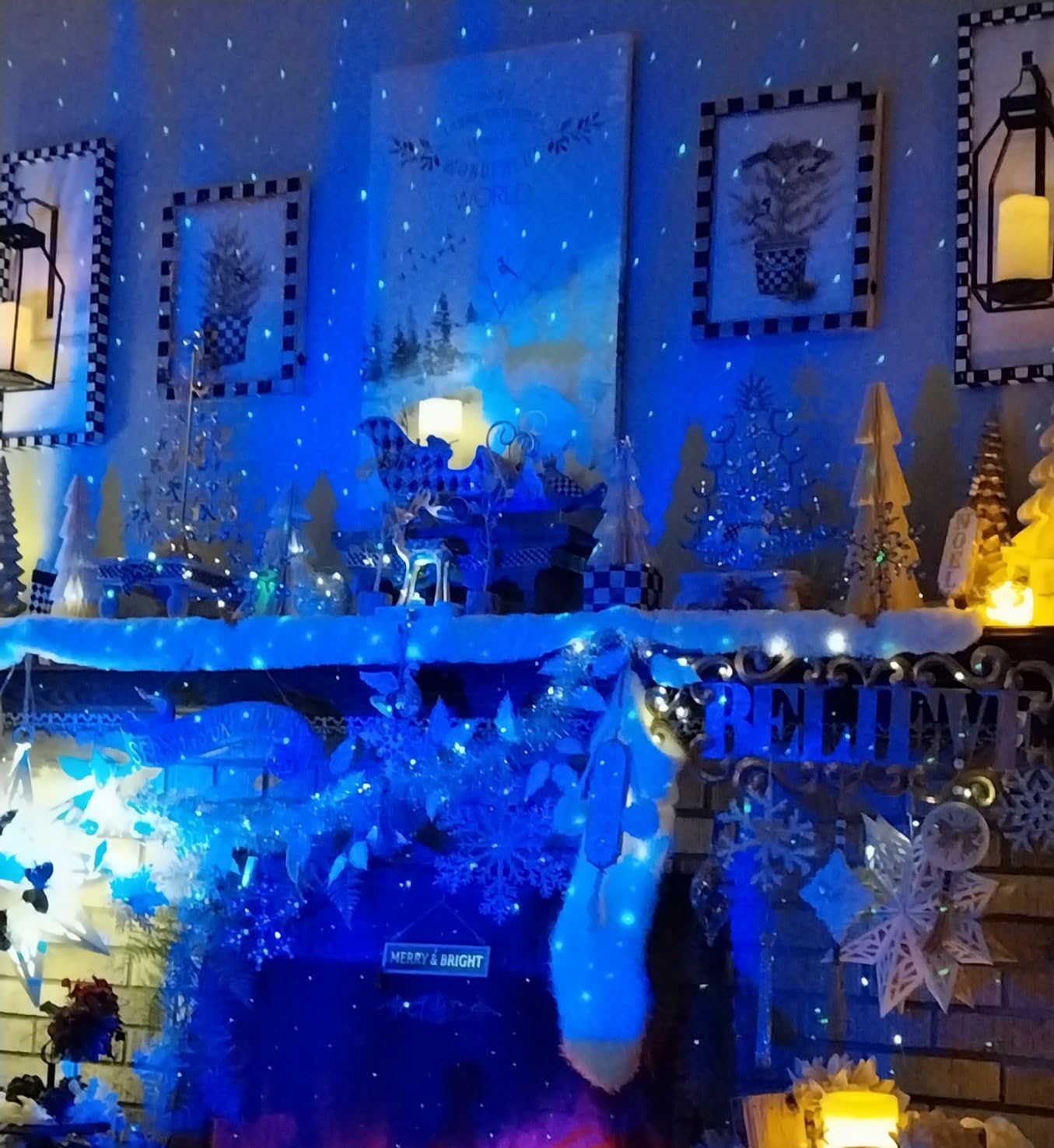 Firefly Garden Lights Star Projector Laser Christmas Lights for Garden Lawns Courtyard customer photo 2