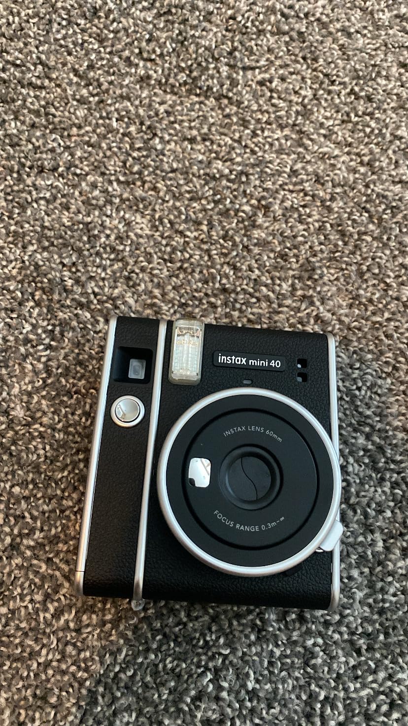 Fujifilm Instax Mini 40 Instant Film Camera with Built-in Selfie Lens, Auto Exposure, Auto Shutter Speed, Easy to Use, Stylish and Classic Design Polaroid Cameras for Pro or Beginners (Renewed) customer photo 1