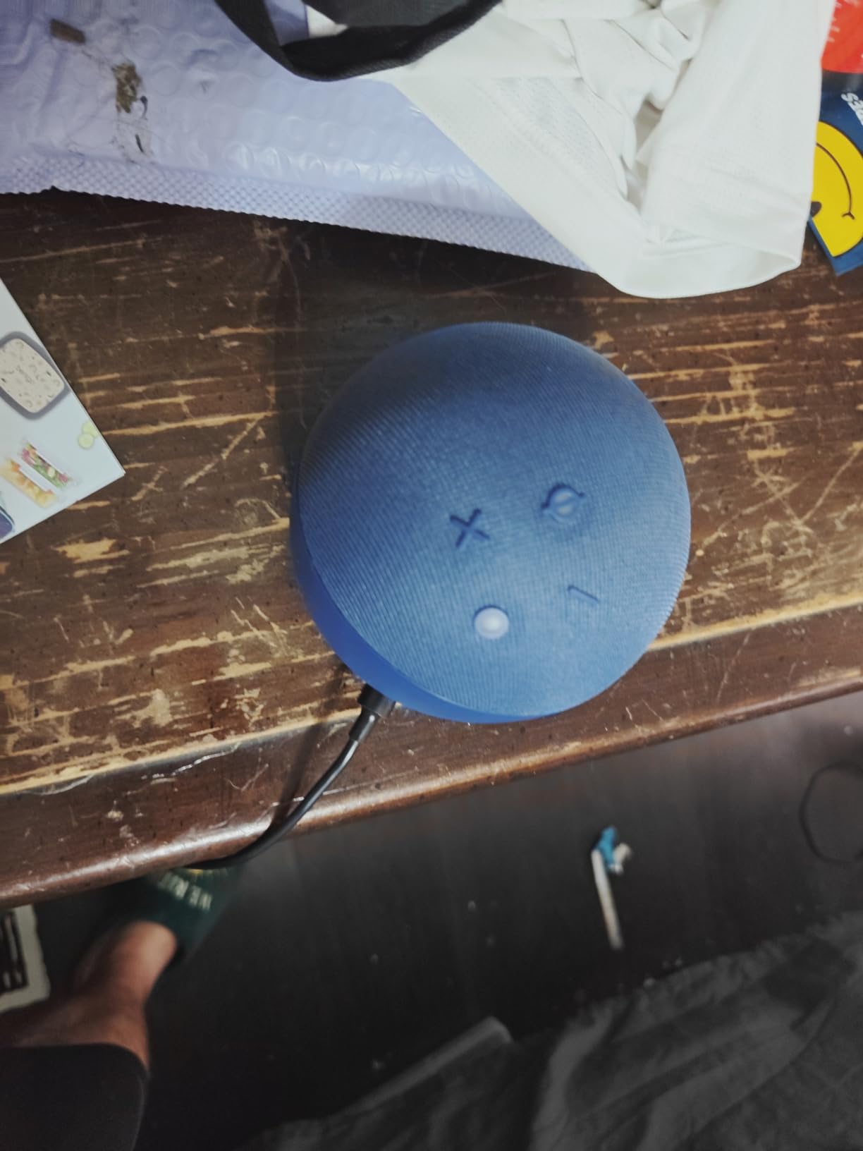 Amazon Echo Dot (newest model) - Vibrant sounding speaker, Designed for Alexa+, Great for bedrooms, dining rooms and offices, Deep Sea Blue customer photo 1