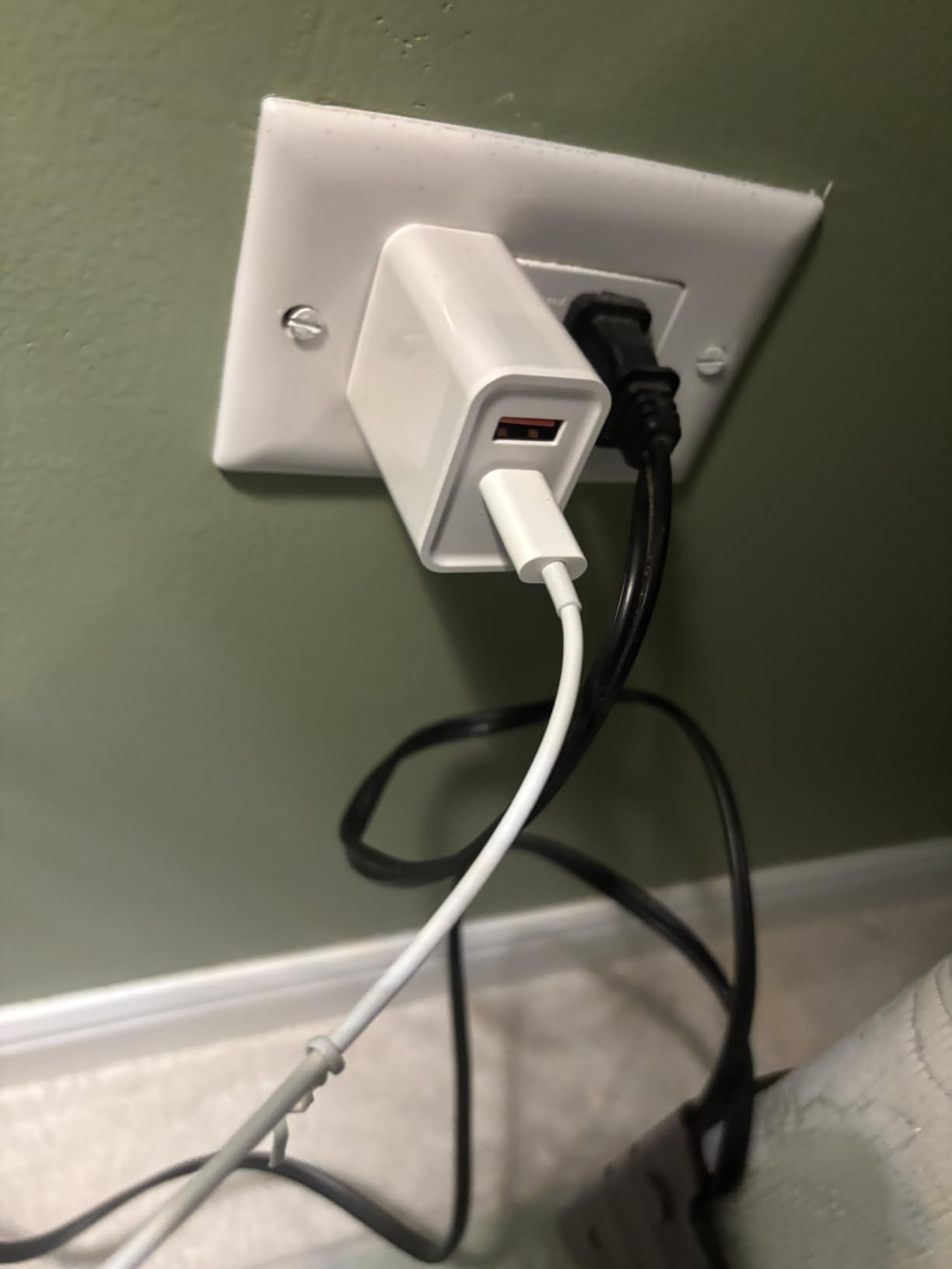 [2 Pack] 20W USB C Charger Block Fast Charging Dual Ports Adapter | Type C PD+QC USB-A Multiport Wall Plug, Compact Travel Charger for iPhone 17/16/15/14/13/12/11/XR, iPad, Galaxy Google & more customer photo 1