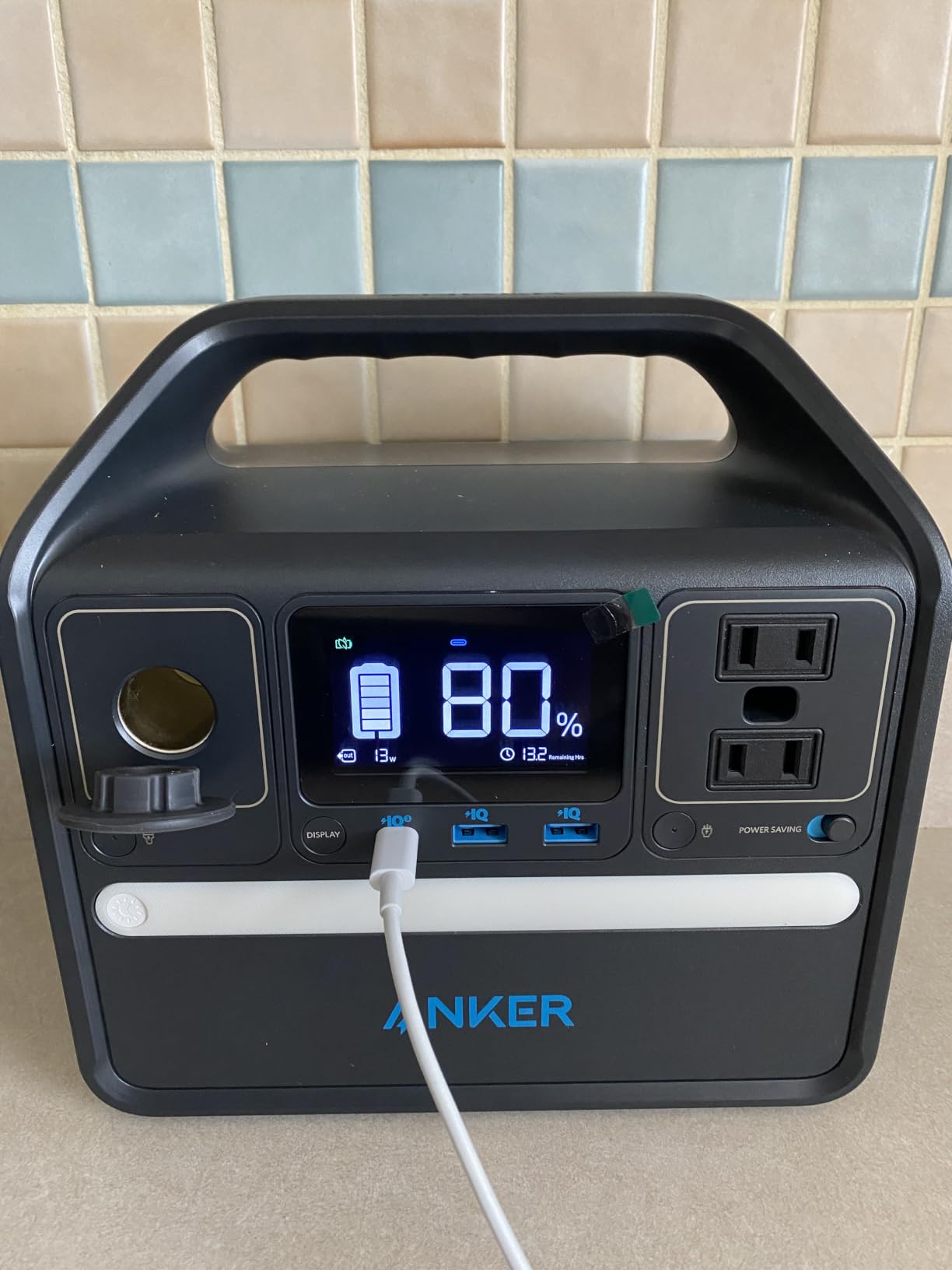 Anker 521 Portable Power Station Upgraded with LiFePO4 Battery, 256Wh 6-Port PowerHouse, 300W (Peak 600W) Solar Generator (Solar Panel Optional), 2 AC Outlets, 60W USB-C PD Output, Outdoor Generator customer photo 2