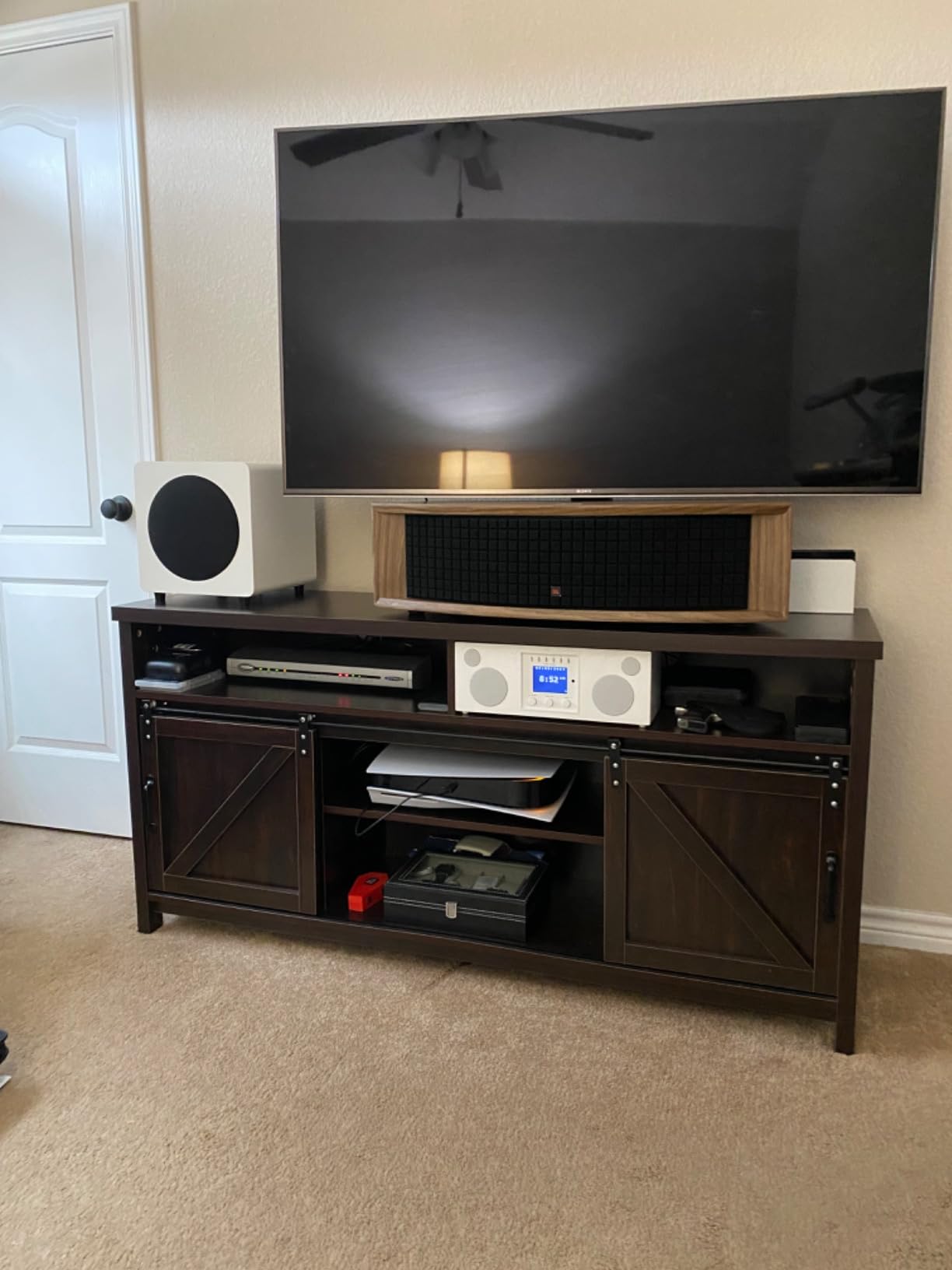 Kanto SUB8VMB Sealed Powered Subwoofer | 300W Peak Power | 8