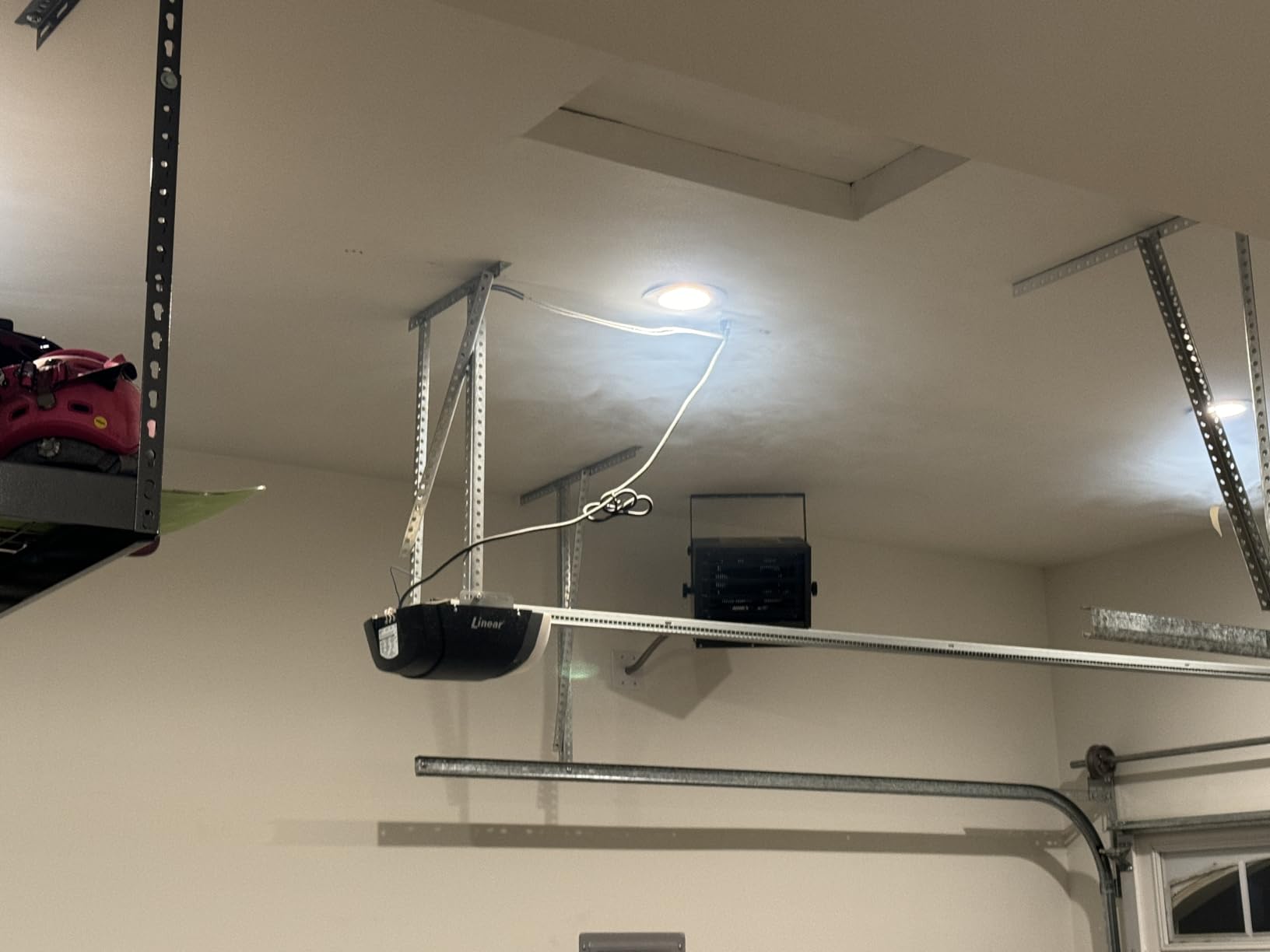 Comfort Zone Hard-Wired Ceiling Mount Garage Space Heater with Remote, 7,500 Watt, 240 Volt, Fan-Forced, Overheat Protection, Digital Thermostat, 12-Hour Timer, Ideal for Garage & Workshop, CZ230ERBK customer photo 1