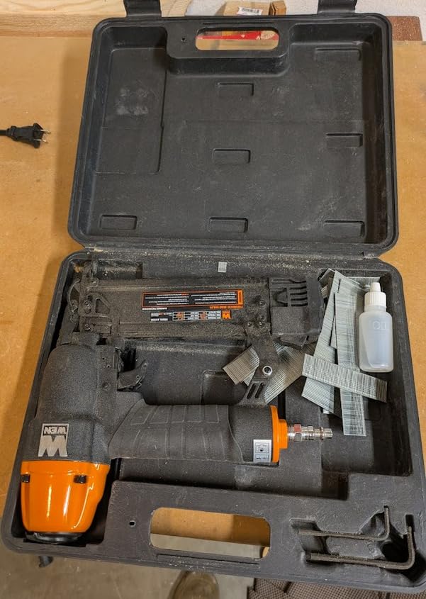 WEN 18-Gauge 3/8-Inch to 2-Inch Pneumatic Brad Nailer Kit with Case and Nails - Compatible with Any Air Compressor (61723K) customer photo 2