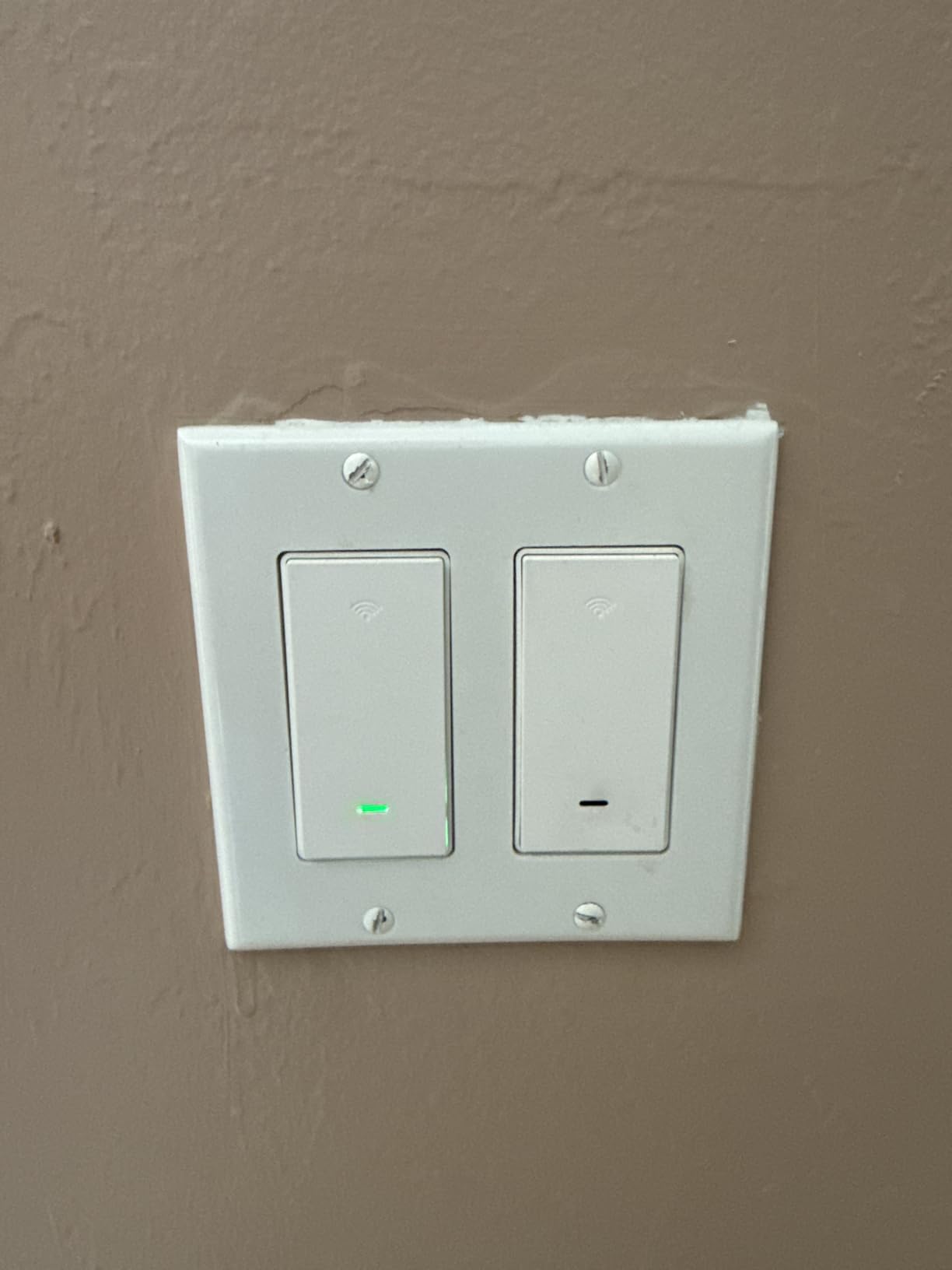 GHome Smart Switches for Lights, Single Pole WiFi, Works with Alexa, Google Home, 2 Pack customer photo 1