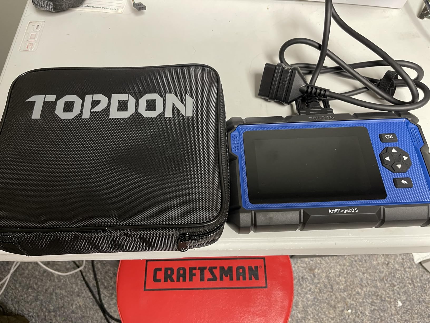 TOPDON AD600S OBD2 Scanner, Engine ABS Transmission Diagnostic Scan Tool customer photo 1