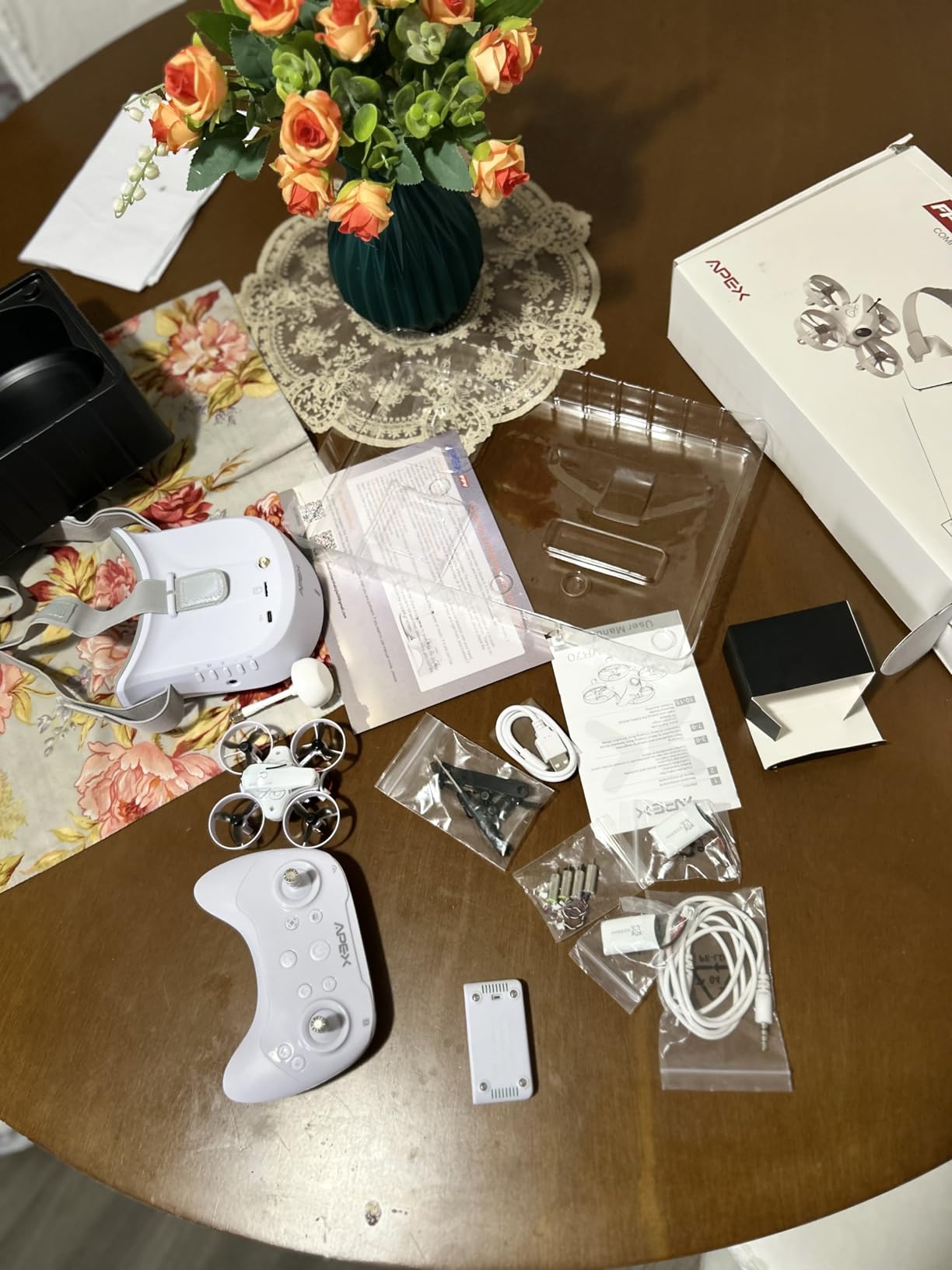 APEX FPV Drone Kit,FPV Goggles,First-person view drone,FPV Racing Drone for Beginners,Low-Latency 5.8G Transmission, easy control,Drop-Resistant,VR70-2.0 customer photo 2